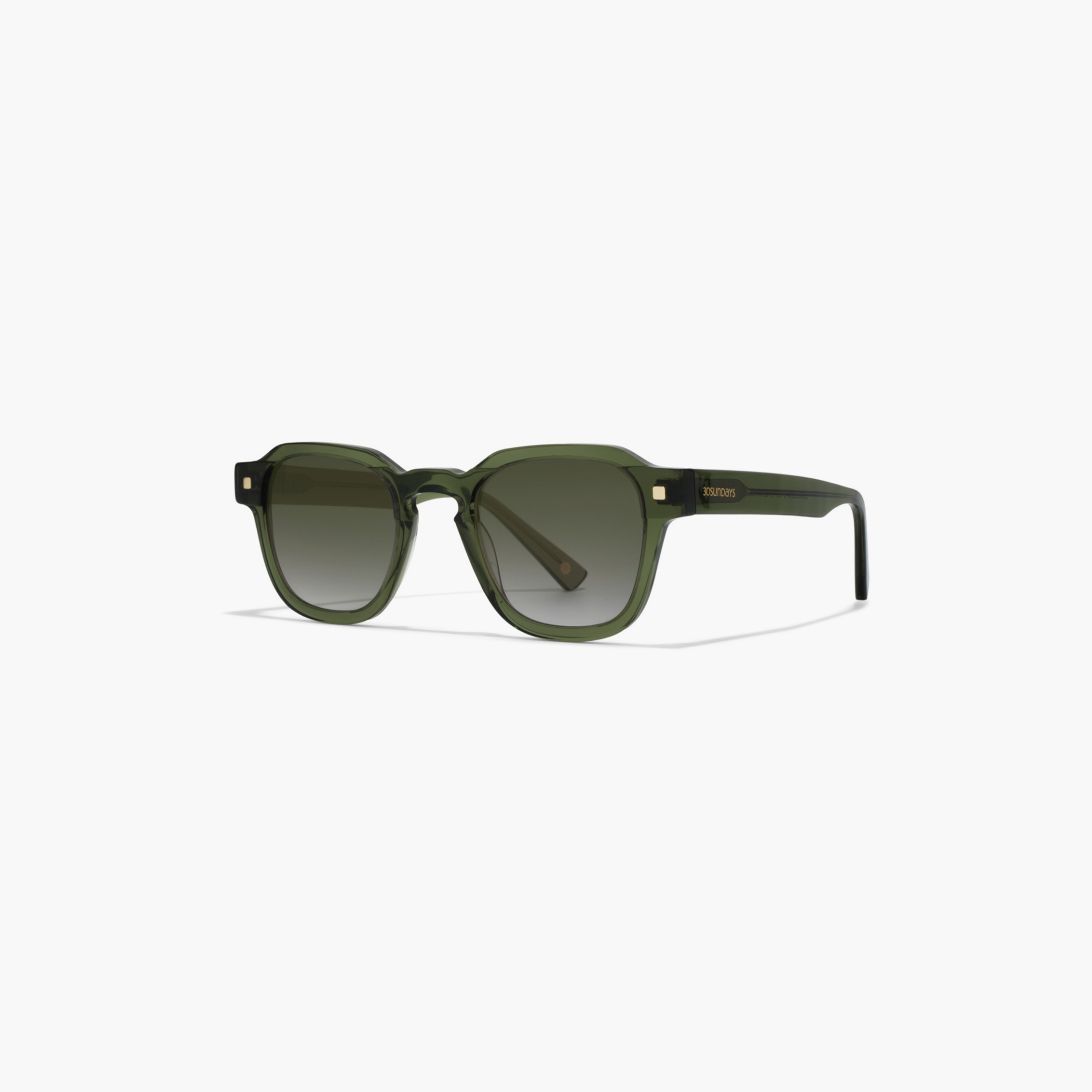 30Sundays HAMPTON 48 MM Green Square Sunglasses-men-sunglasses-image-1