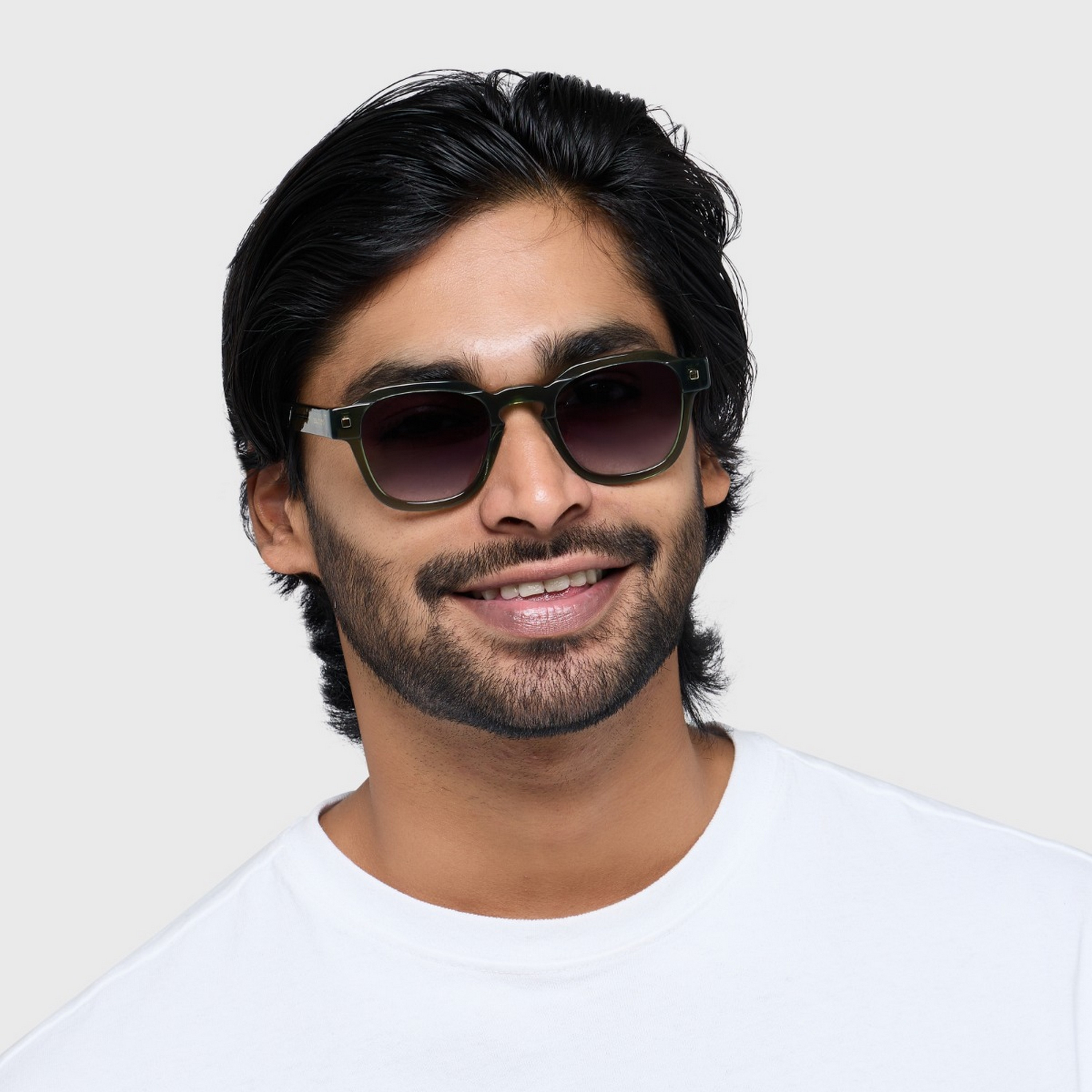 30Sundays HAMPTON 48 MM Green Square Sunglasses-men-sunglasses-image-5