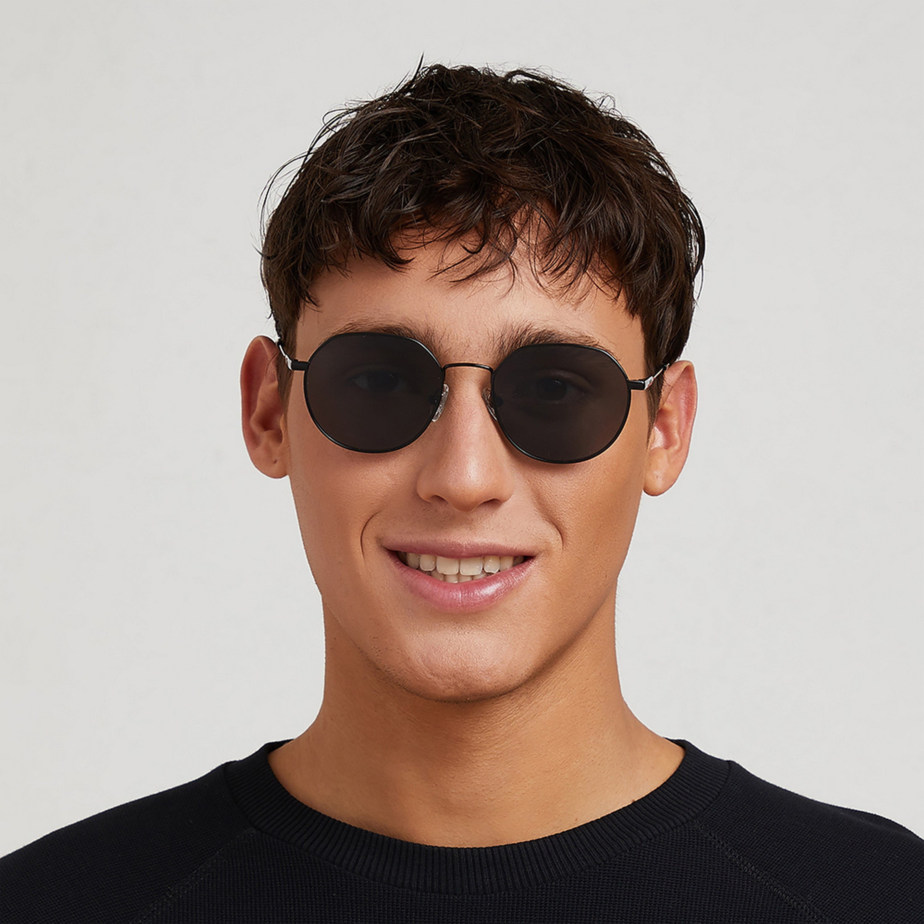 نظارة شمسية سوداء مستديرة من 30 ساندايز واندرلاست مع 53 مم-men-sunglasses-image-5