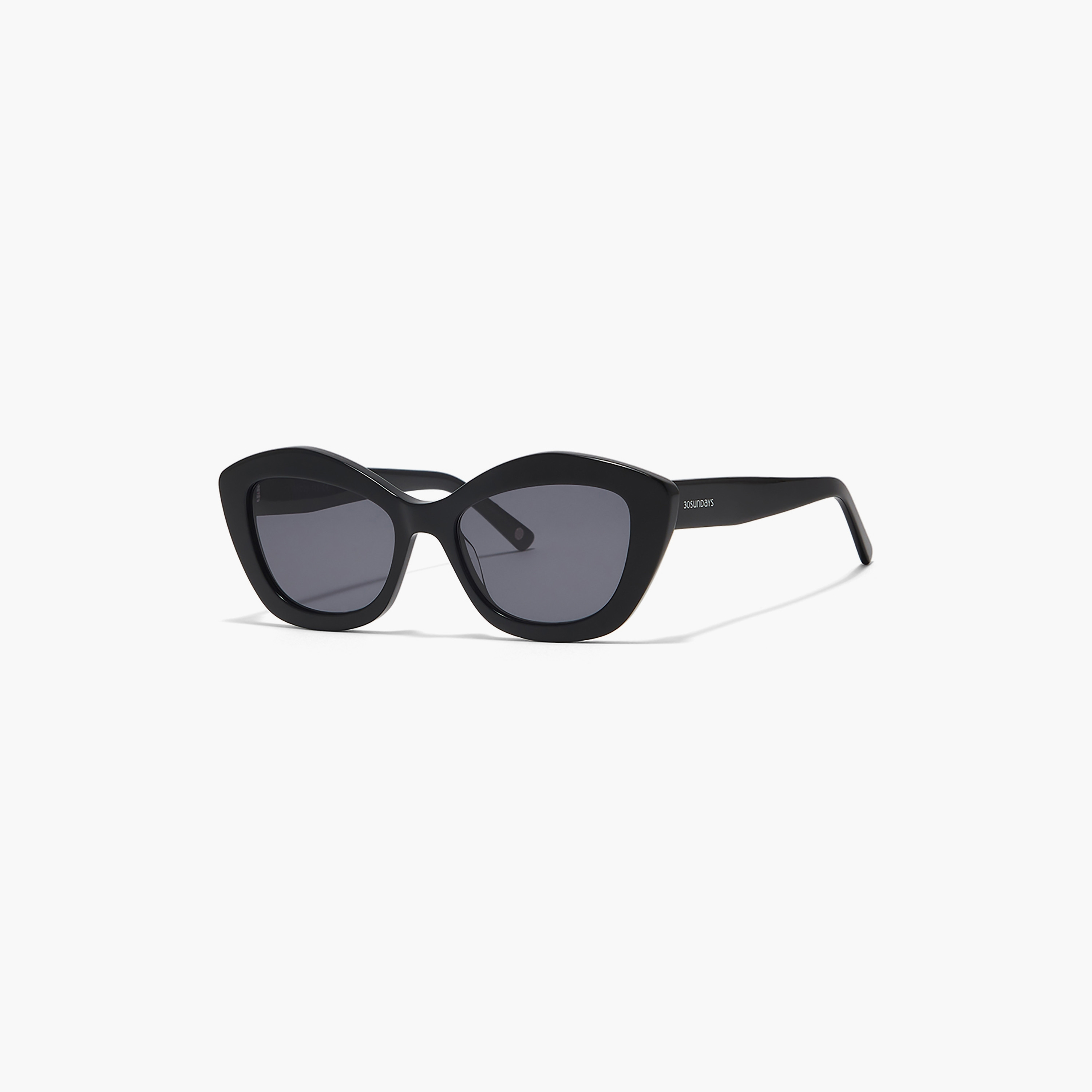30Sundays AROSA 54 MM Black Cat Eye Sunglasses-women-sunglasses-image-1