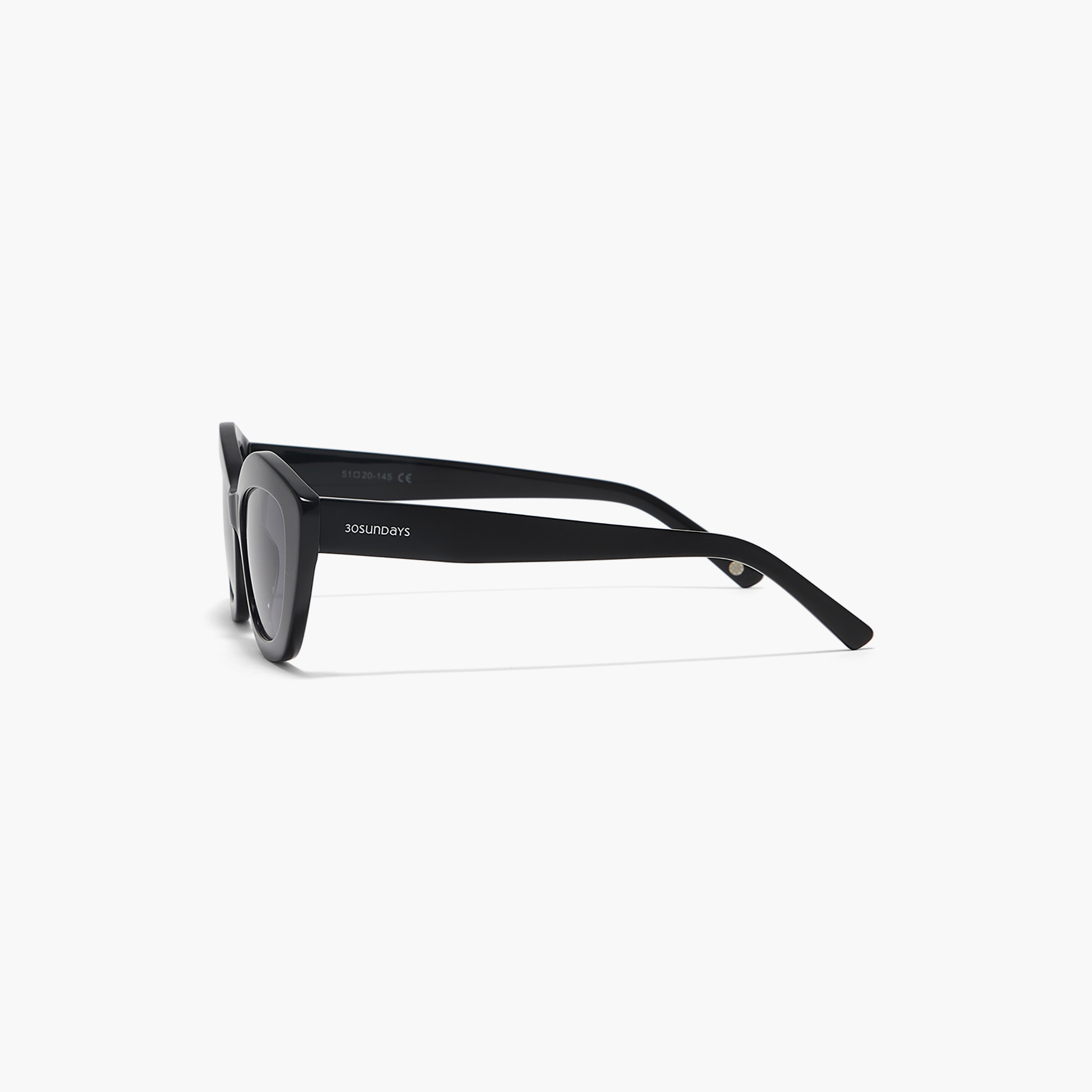 نظارة شمسية سوداء ذات كات آي من 30 ساندايز أروسا مع 54 مم-women-sunglasses-image-4