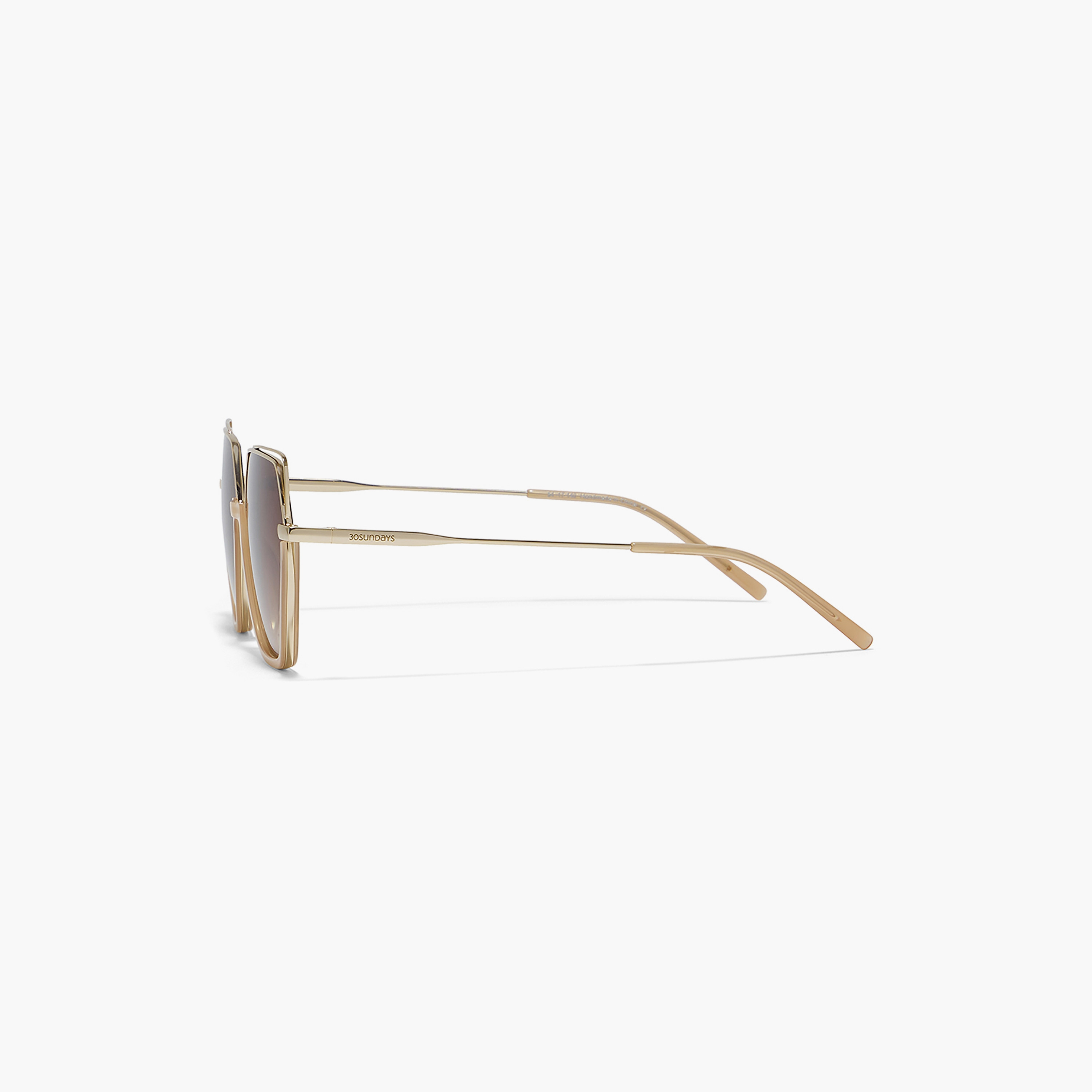 نظارة شمسية بنية ذات هندسية من 30 ساندايز جريس مع 54 مم-women-sunglasses-image-4