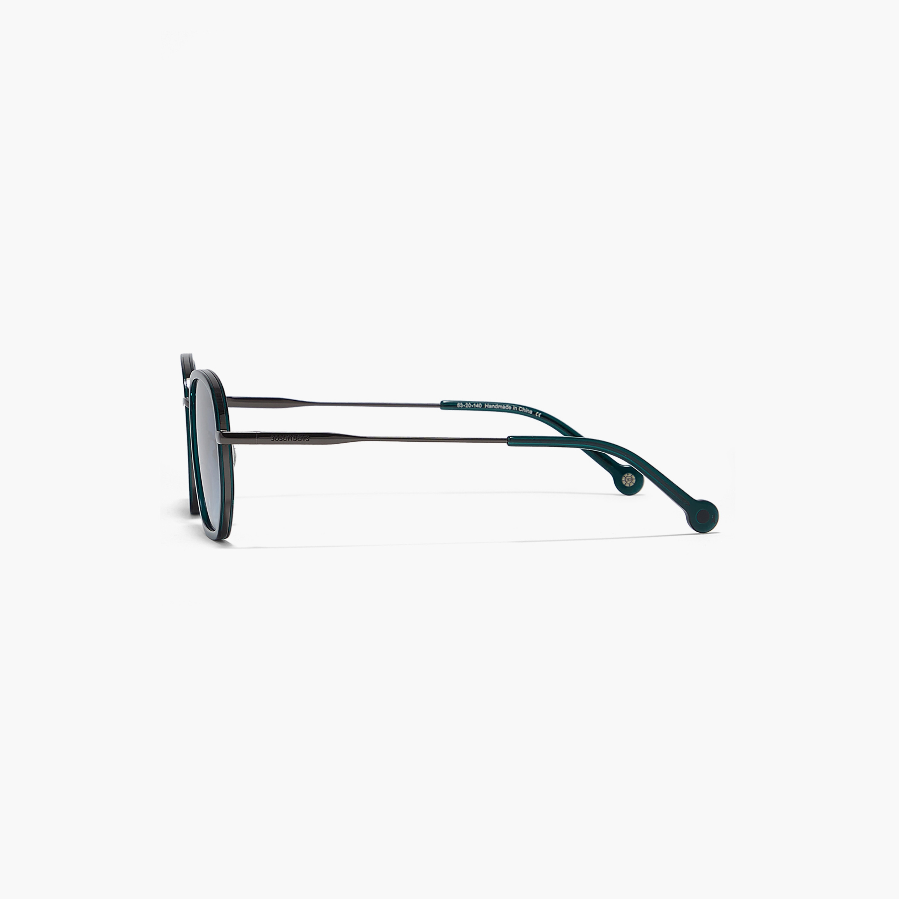 30Sundays ATLAS 53 MM Blue Hexagonal Sunglasses-men-sunglasses-image-4