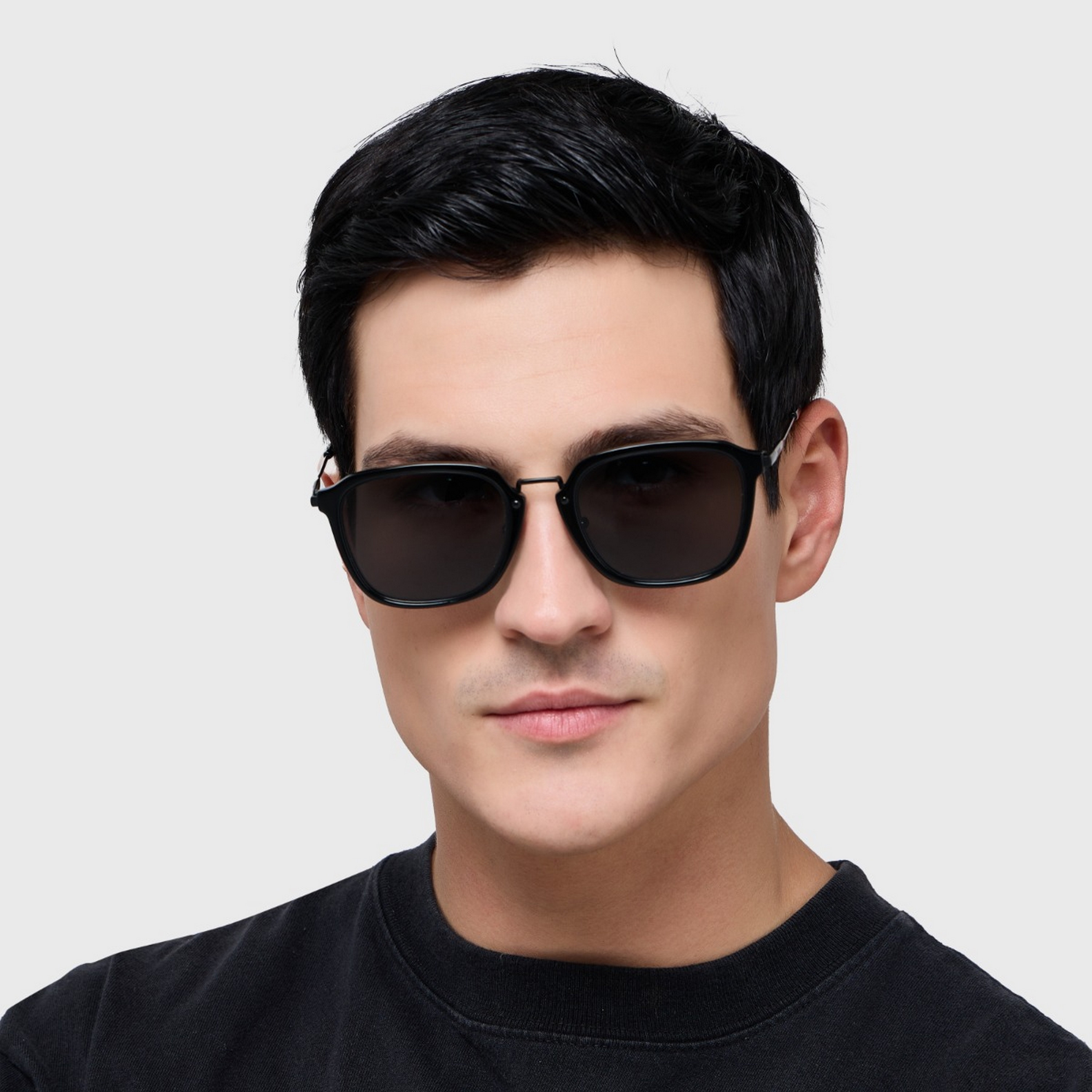 30Sundays ELIO 54 MM Black Rectangle Sunglasses-men-sunglasses-image-5