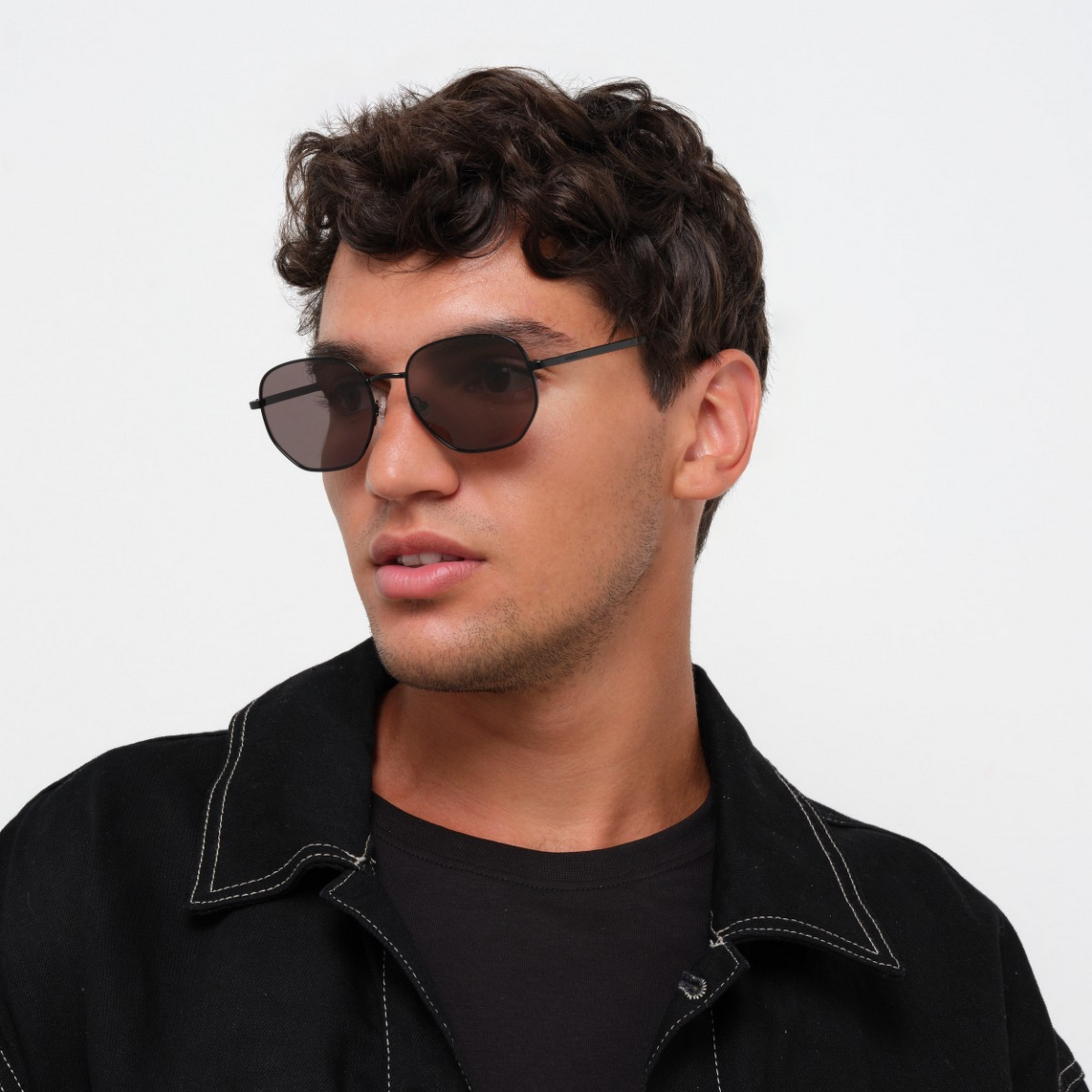 30Sundays COSMO 54 MM Black Geometric Sunglasses-men-sunglasses-image-5