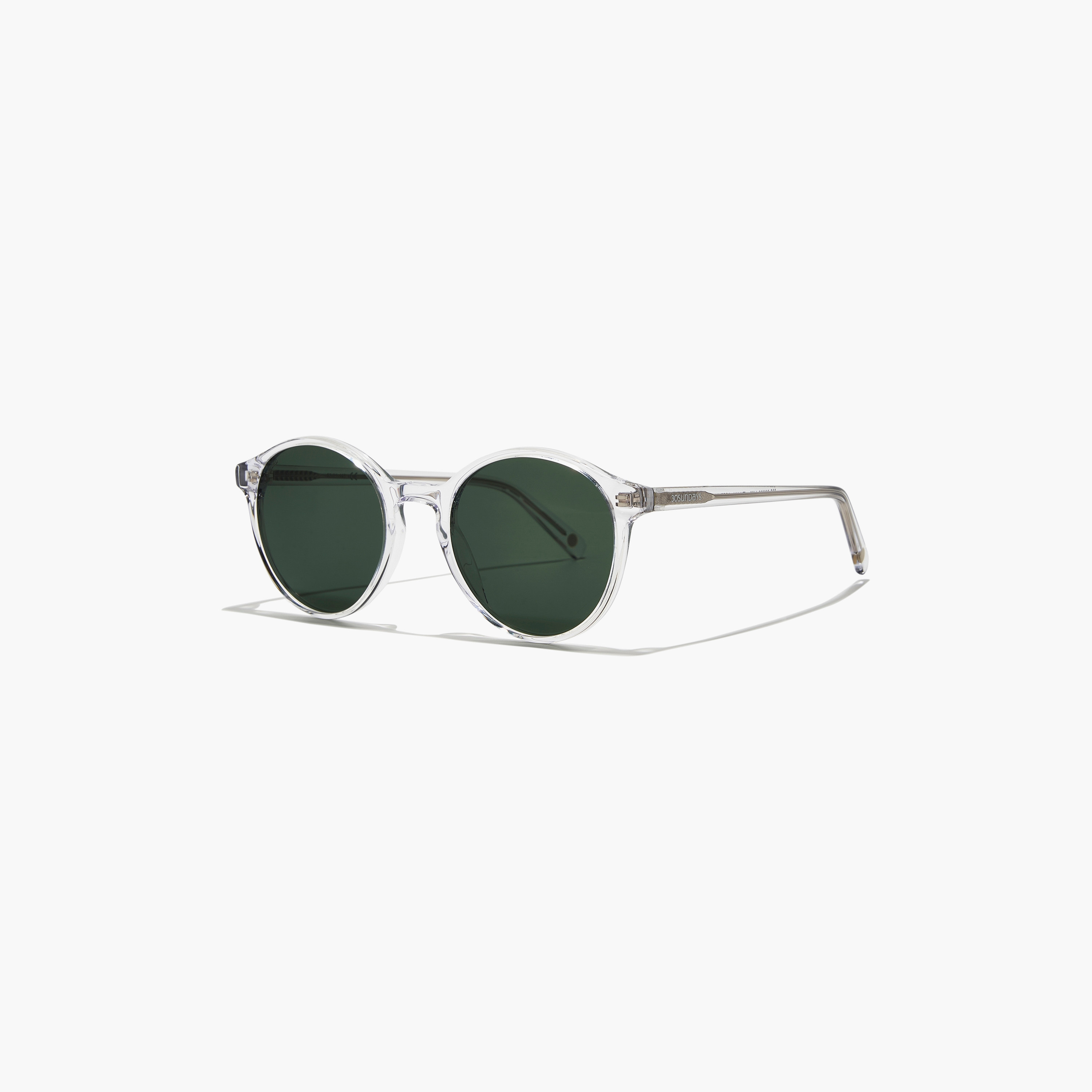 30Sundays OMBRA 51 MM Green Round Sunglasses-men-sunglasses-image-1