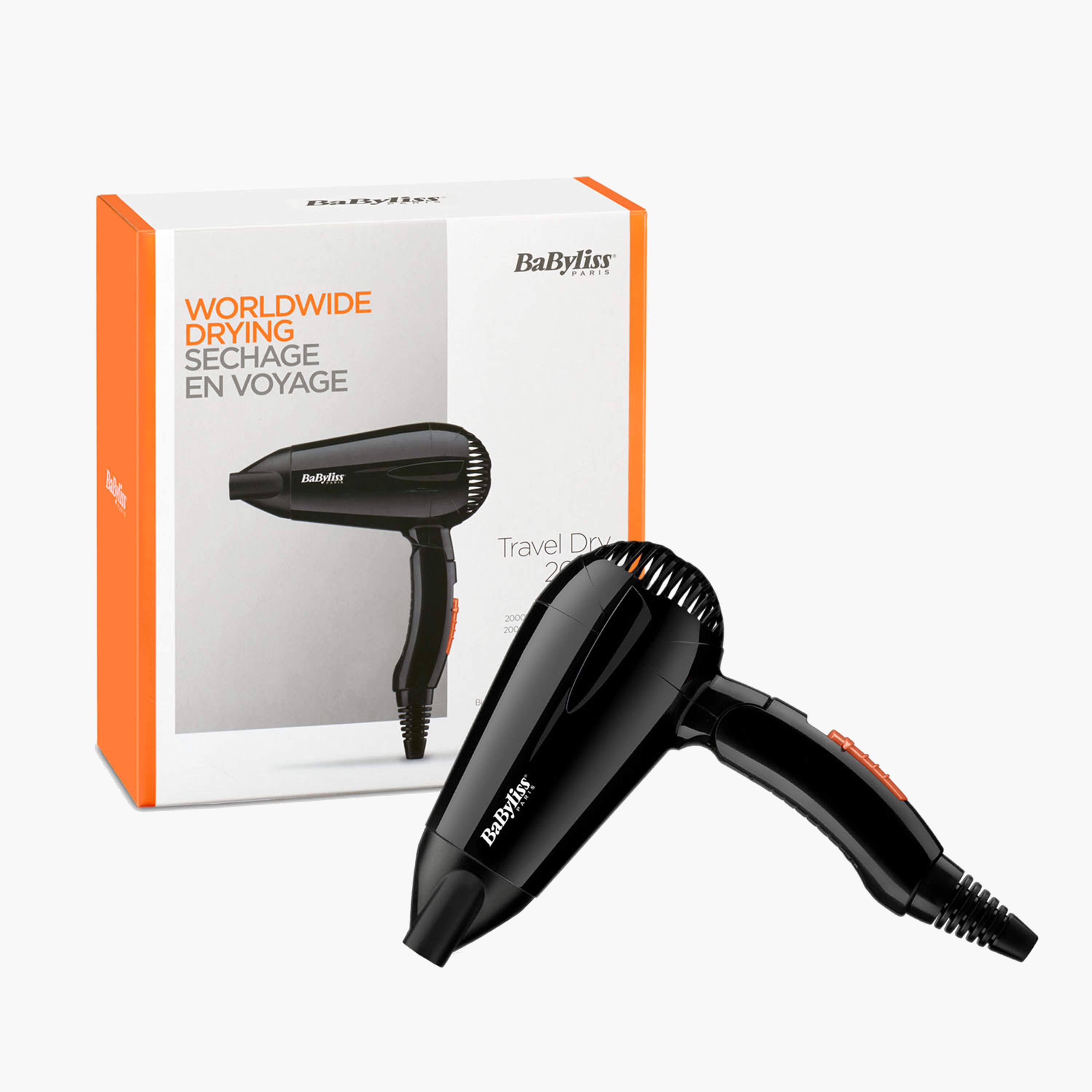 مجفف شعر للسفر من بيبي ليس- بقوة 2000 واط-beautyandpersonalcare-appliances-hairstylingtools-hairdryers-image-1