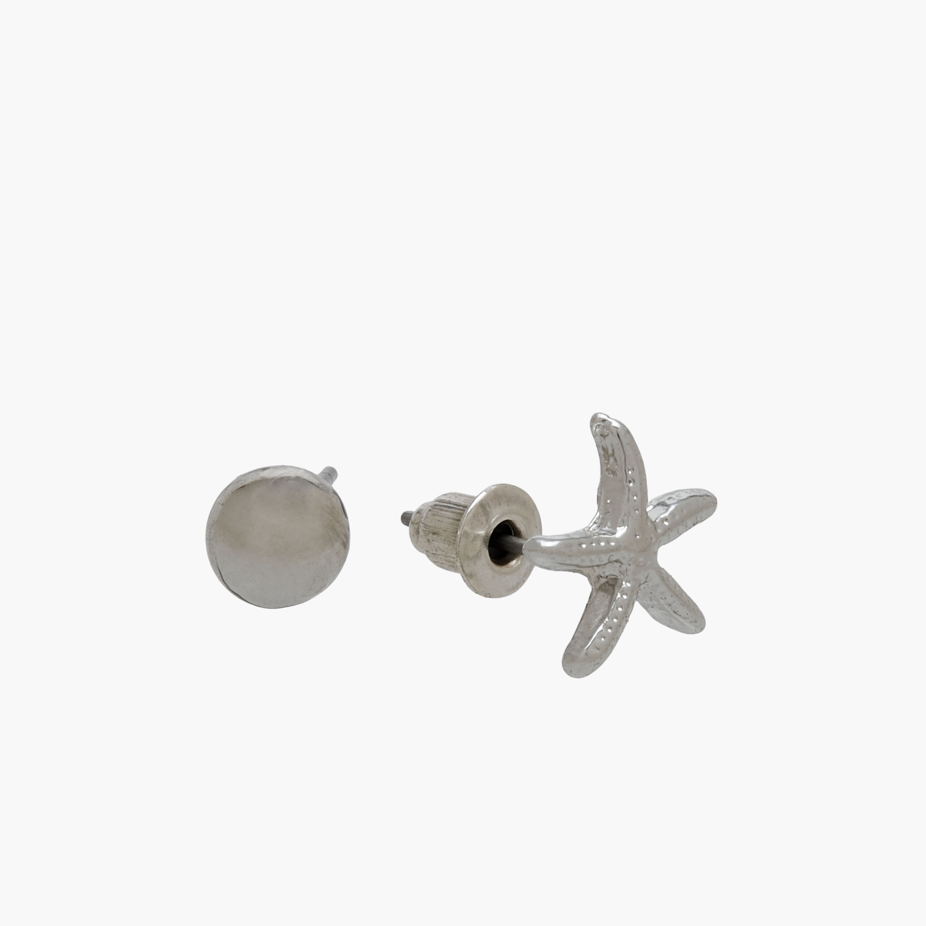 Pack of 12 Silver Tone Assorted Earrings-women-watchesandjewellery-jewellery-earrings-image-5