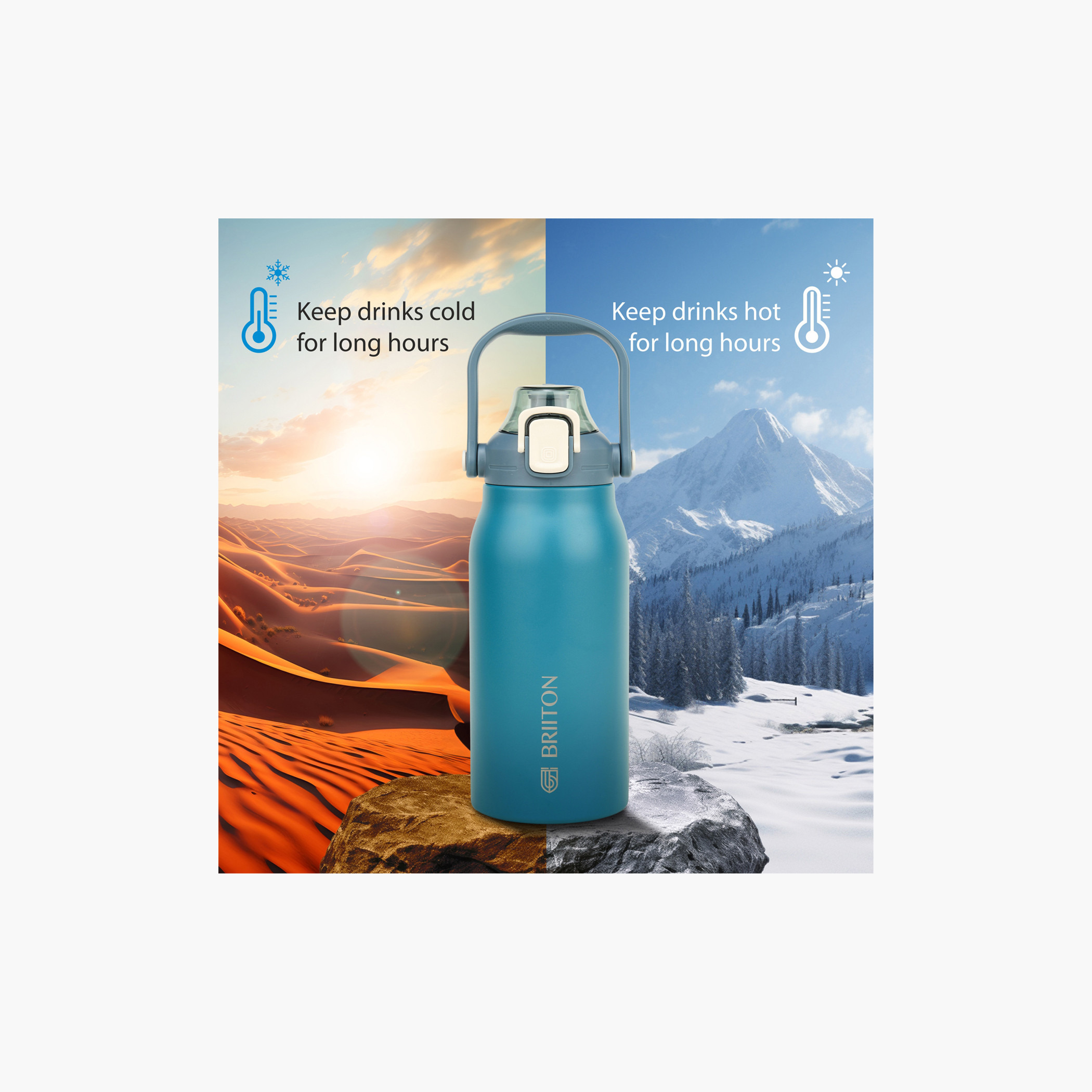 قارورة مياة ستانليس ستيل من بريتون - 1.3 لتر-school-waterbottles-image-9