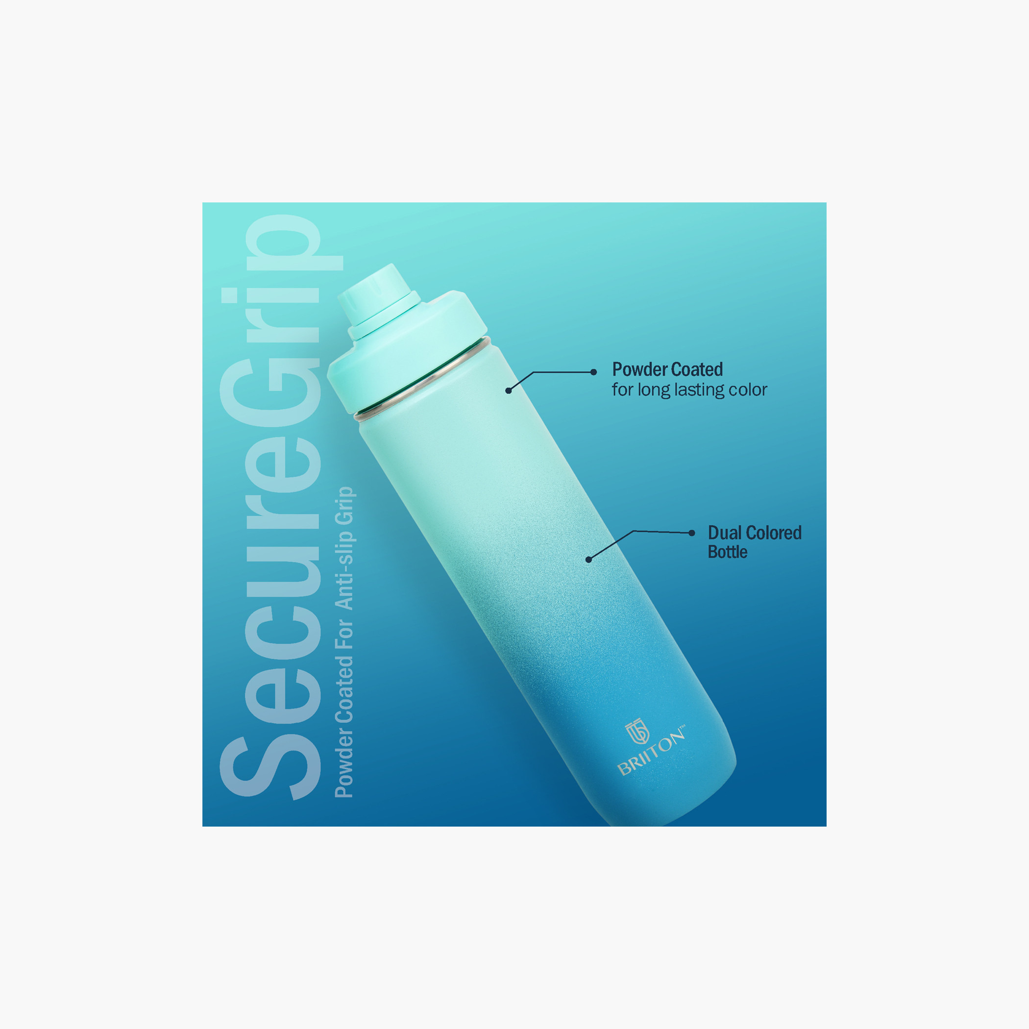 Briiton Ombre Stainless Steel Insulated Water Bottle - 750 ml-school-waterbottles-image-3