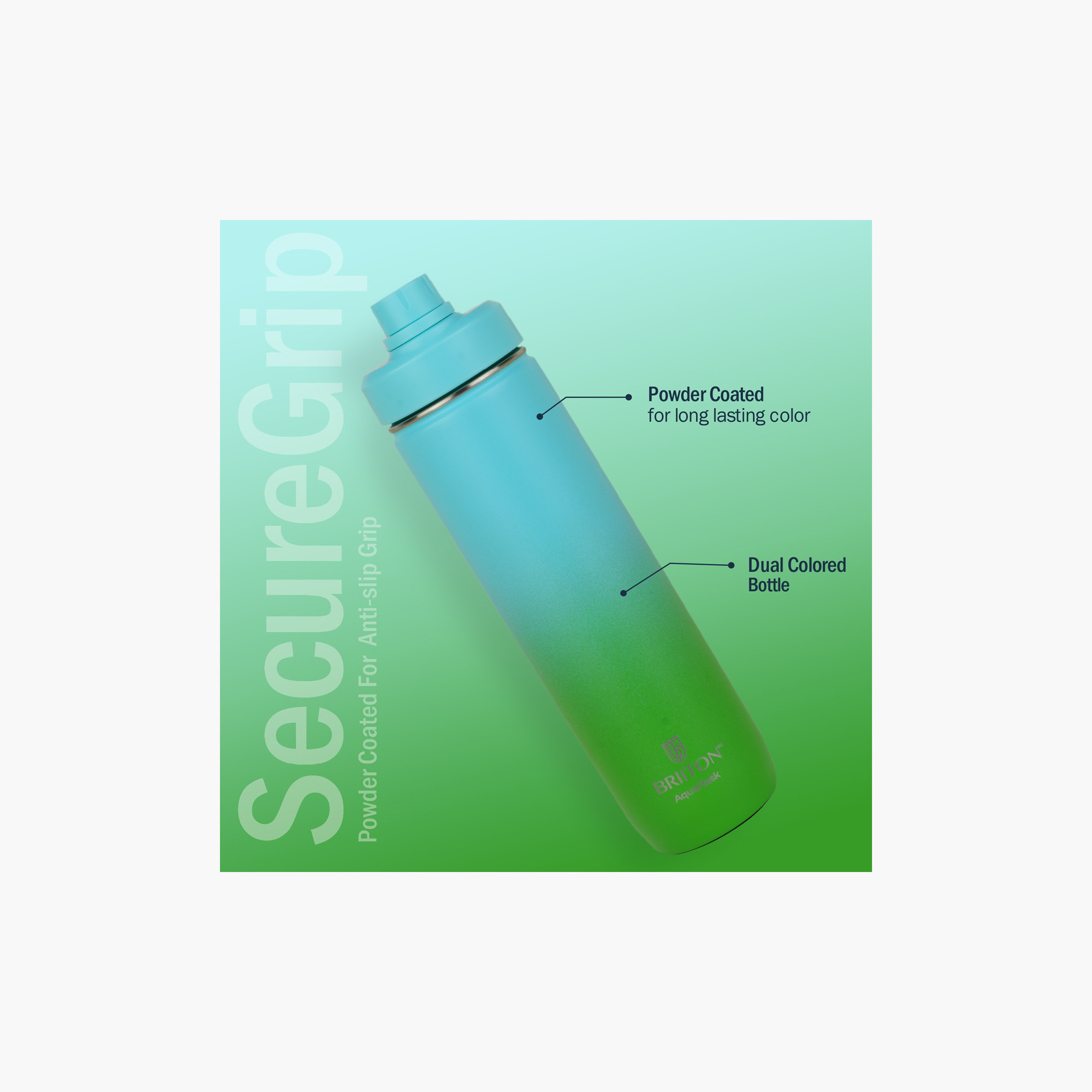 Briiton Ombre Stainless Steel Insulated Water Bottle - 750 ml-school-waterbottles-image-3