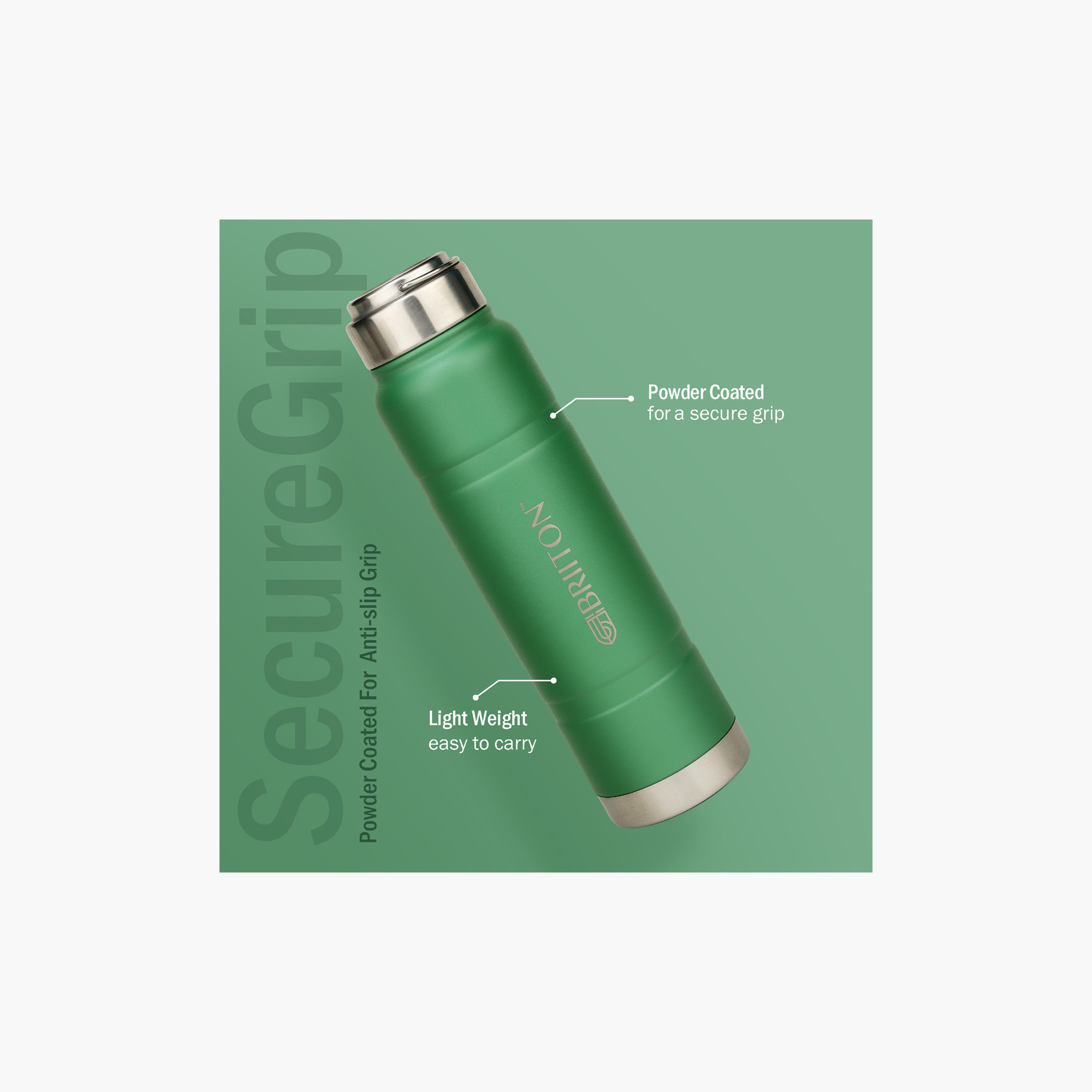 Briiton Stainless Steel Insulated Water Bottle - 750 ml-school-waterbottles-image-3