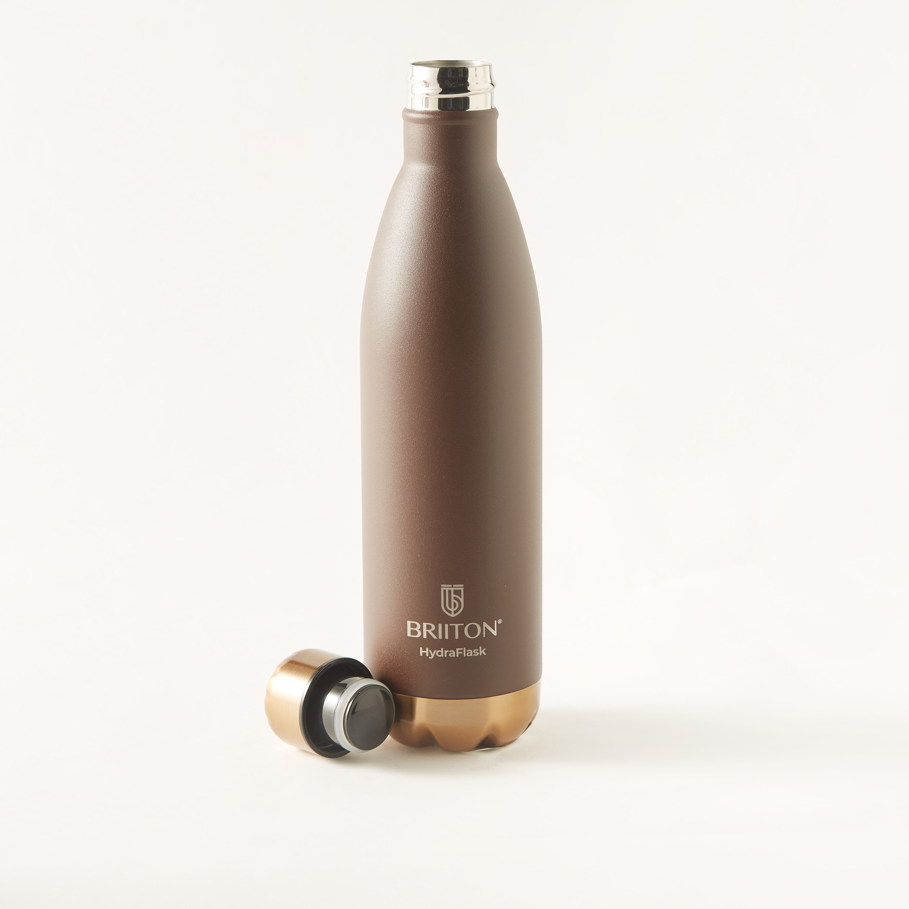 قارورة مياه ستانلس ستيل عازلة للحرارة بطبعات شعار من بريتون - 750 مل-school-waterbottles-image-2