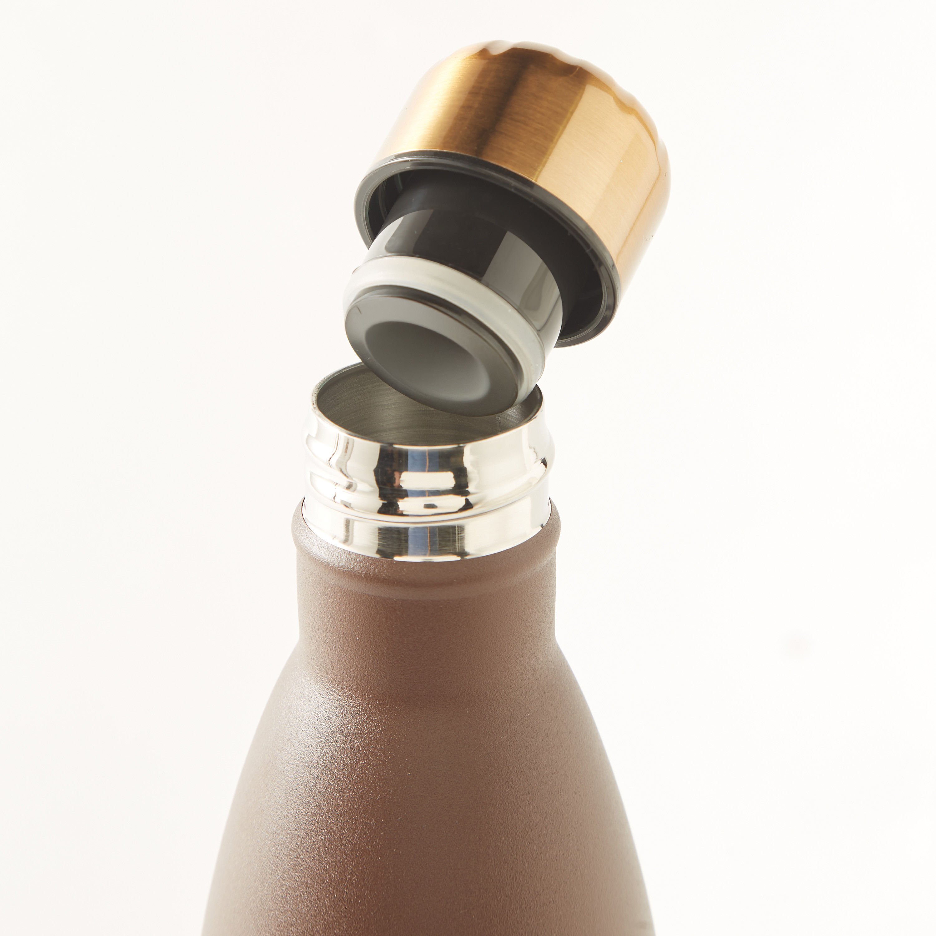 قارورة مياه ستانلس ستيل عازلة للحرارة بطبعات شعار من بريتون - 750 مل-school-waterbottles-image-3