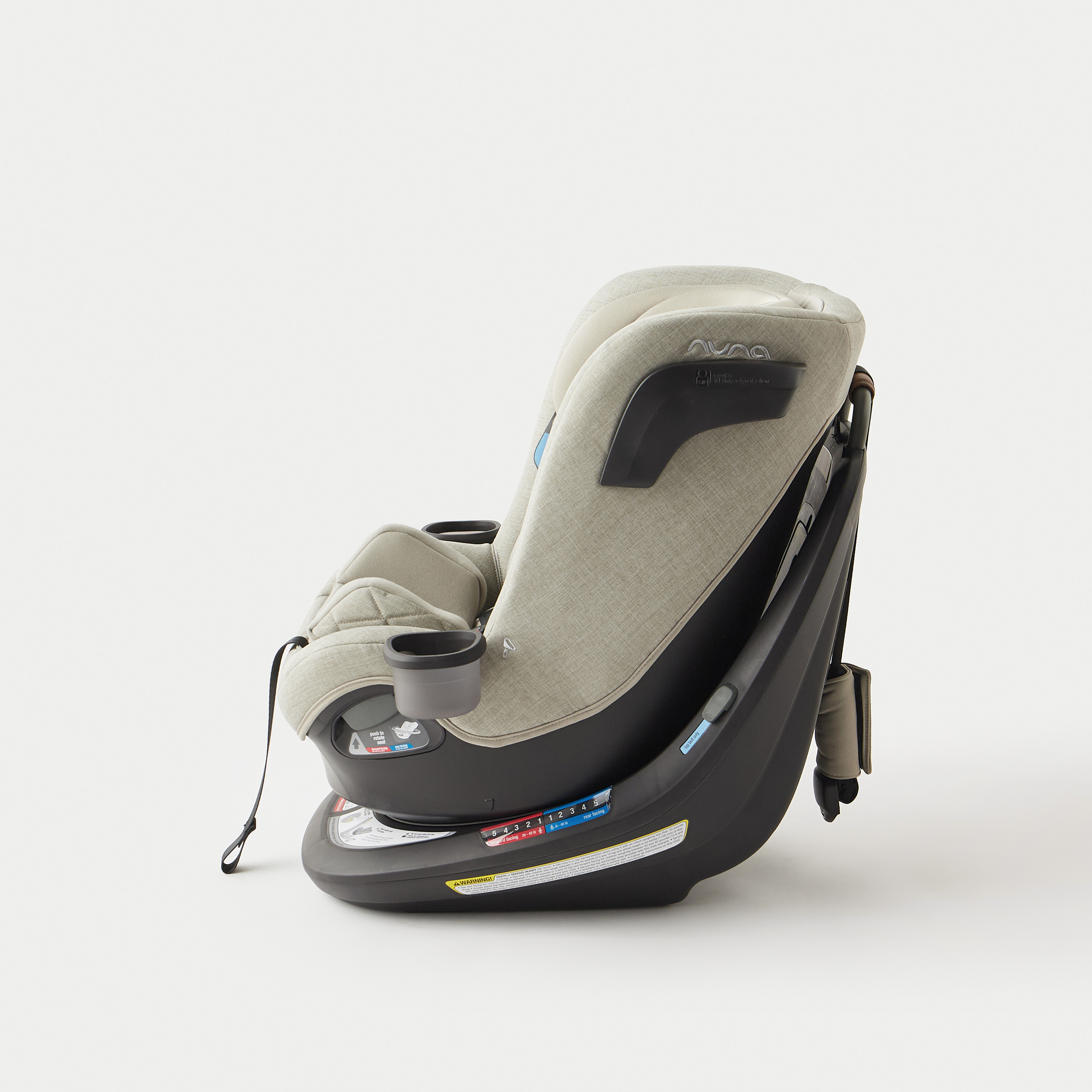 Nuna Revv Solid Convertible Car Seat with 5-Point Safety Harness and Seat Belt System-baby-gear-carseats-image-3