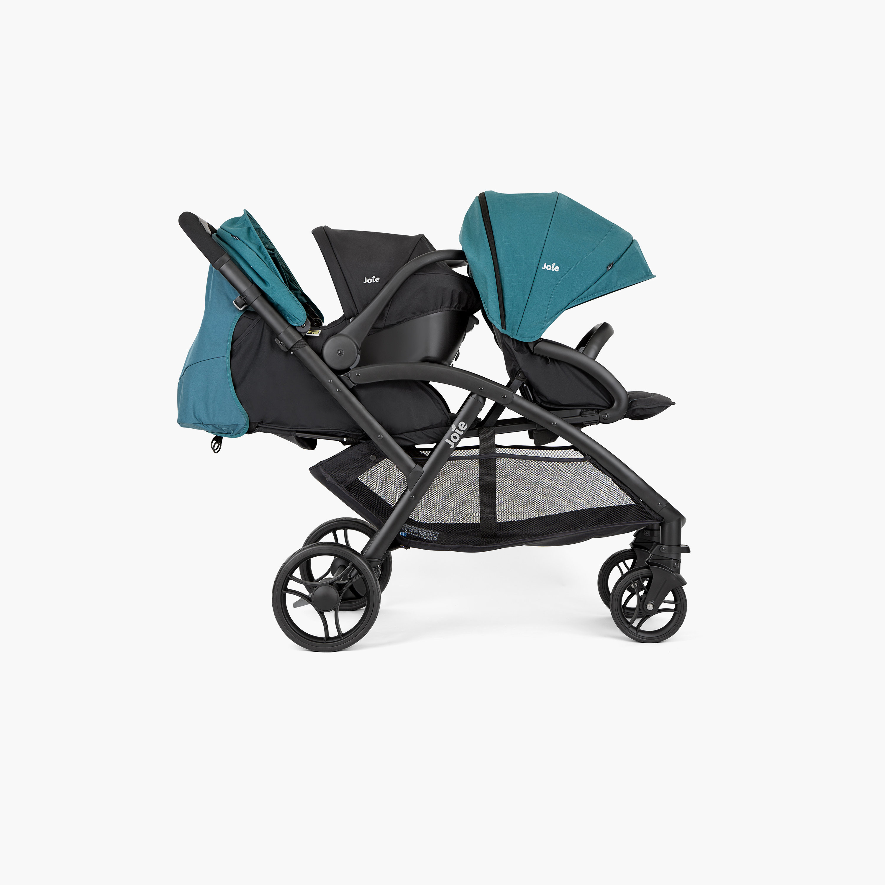 Joie Evalite Double Twin Stroller with Metal Frame and Wheel Lock-baby-gear-strollersandprams-strollers-image-4