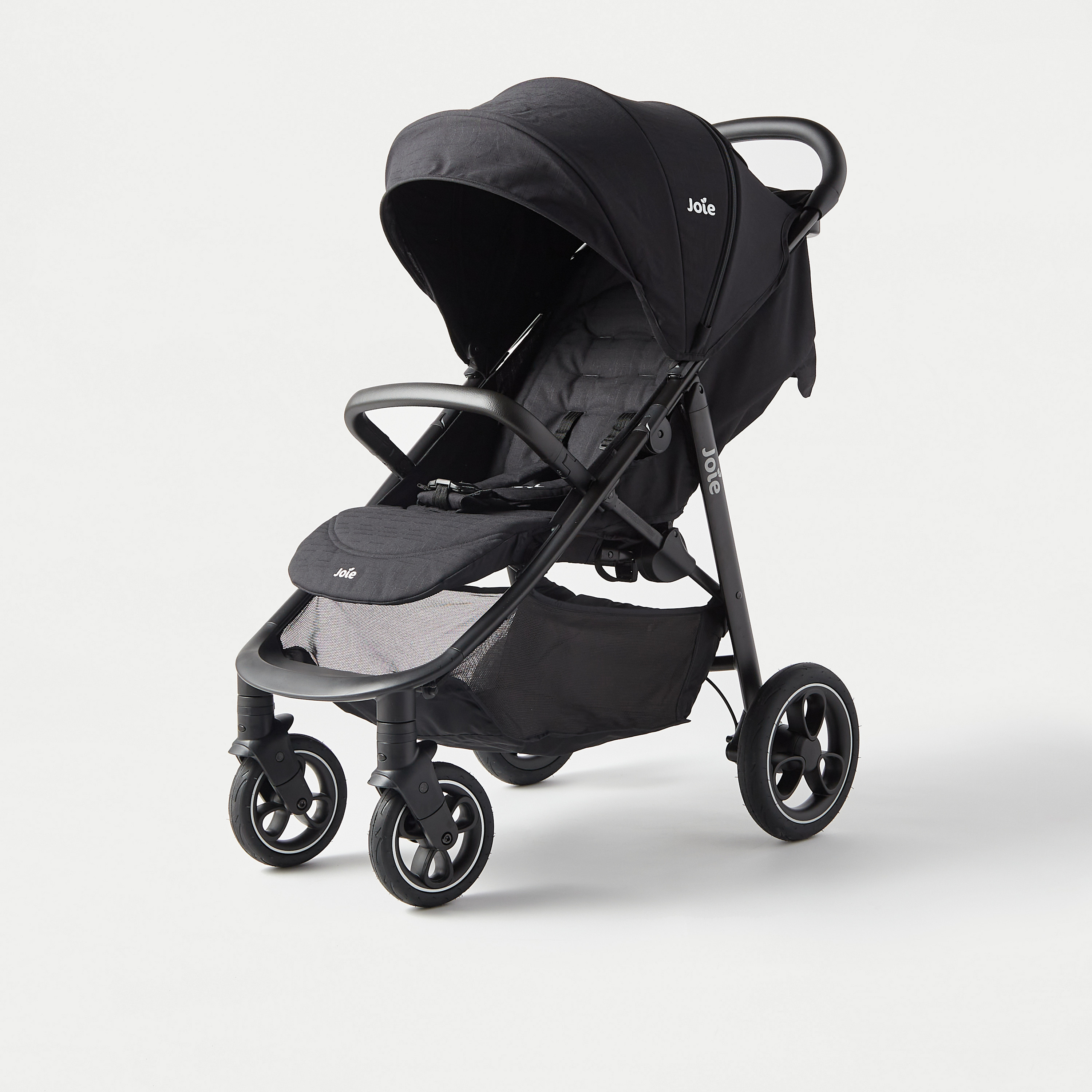 Buy Joie Litetrax Pro Pushchair with Recliner Car Seat Pebble Online Babyshop UAE