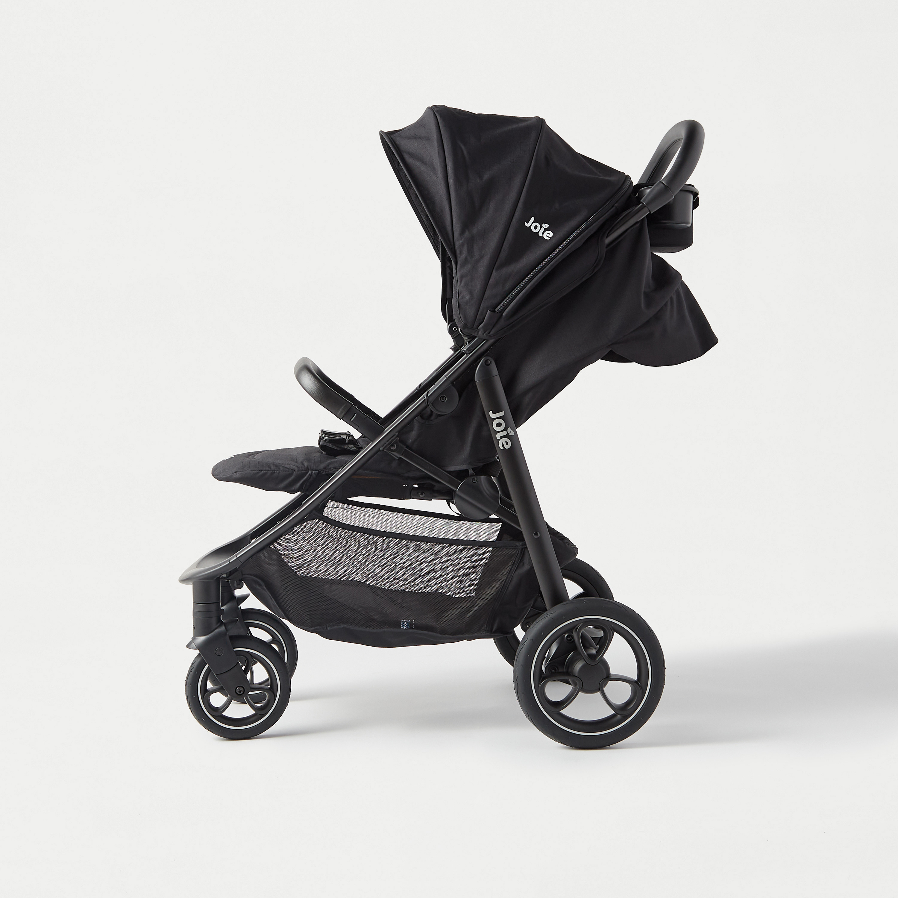 Joie Litetrax Pro Pushchair with Recliner Car Seat - Pebble-baby-gear-strollersandprams-strollers-image-5