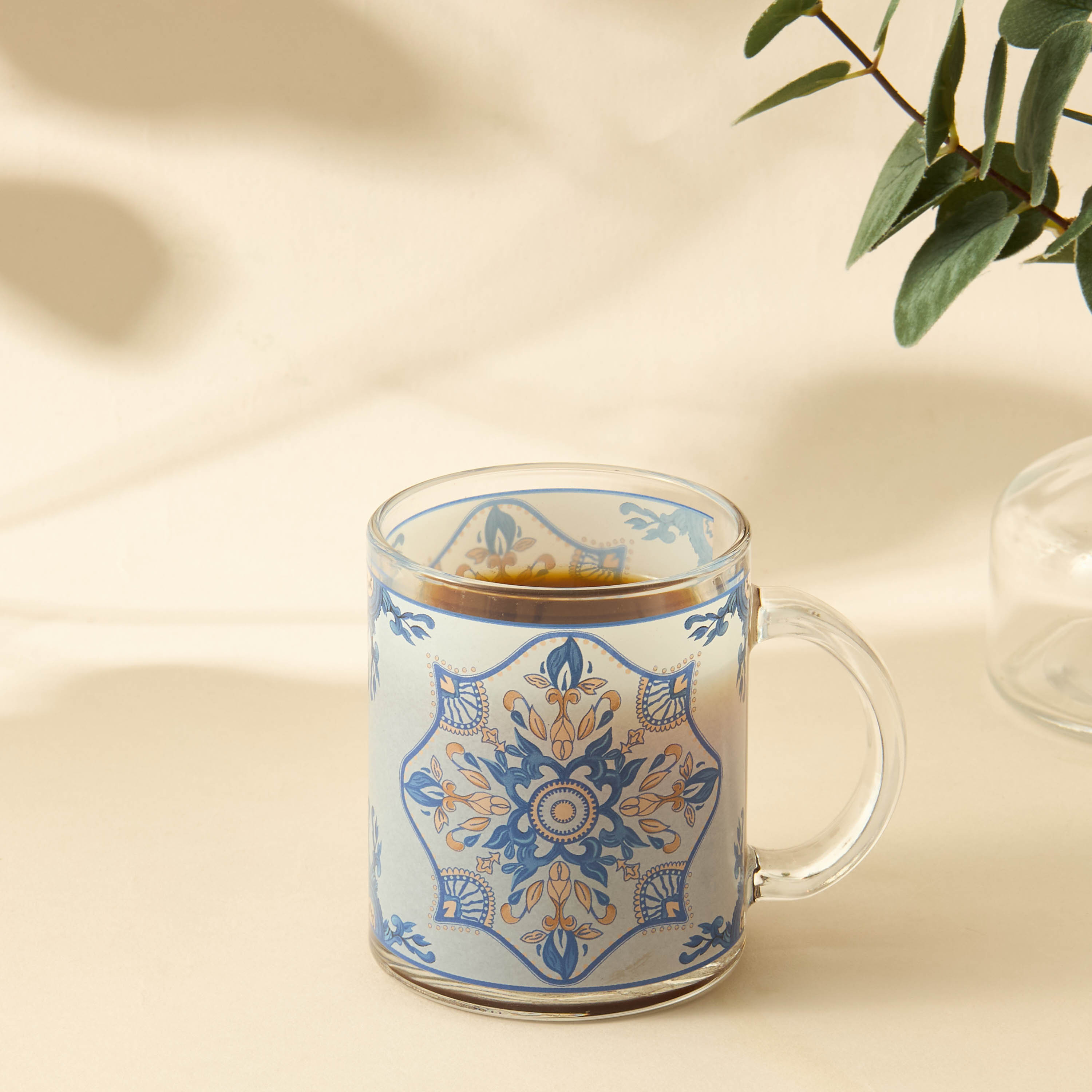 Dania Printed Glass Mug-household-dining-teaandcoffee-mugsandcups-image-1