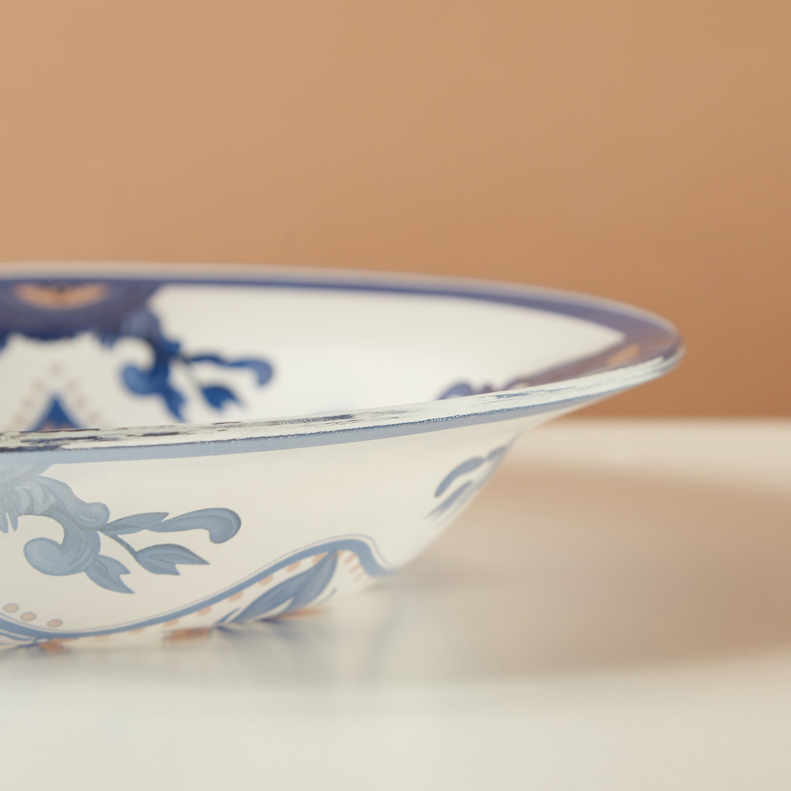 Dania Printed Glass Decorative Bowl - 24 cm-household-decor-vasesandbowls-image-5