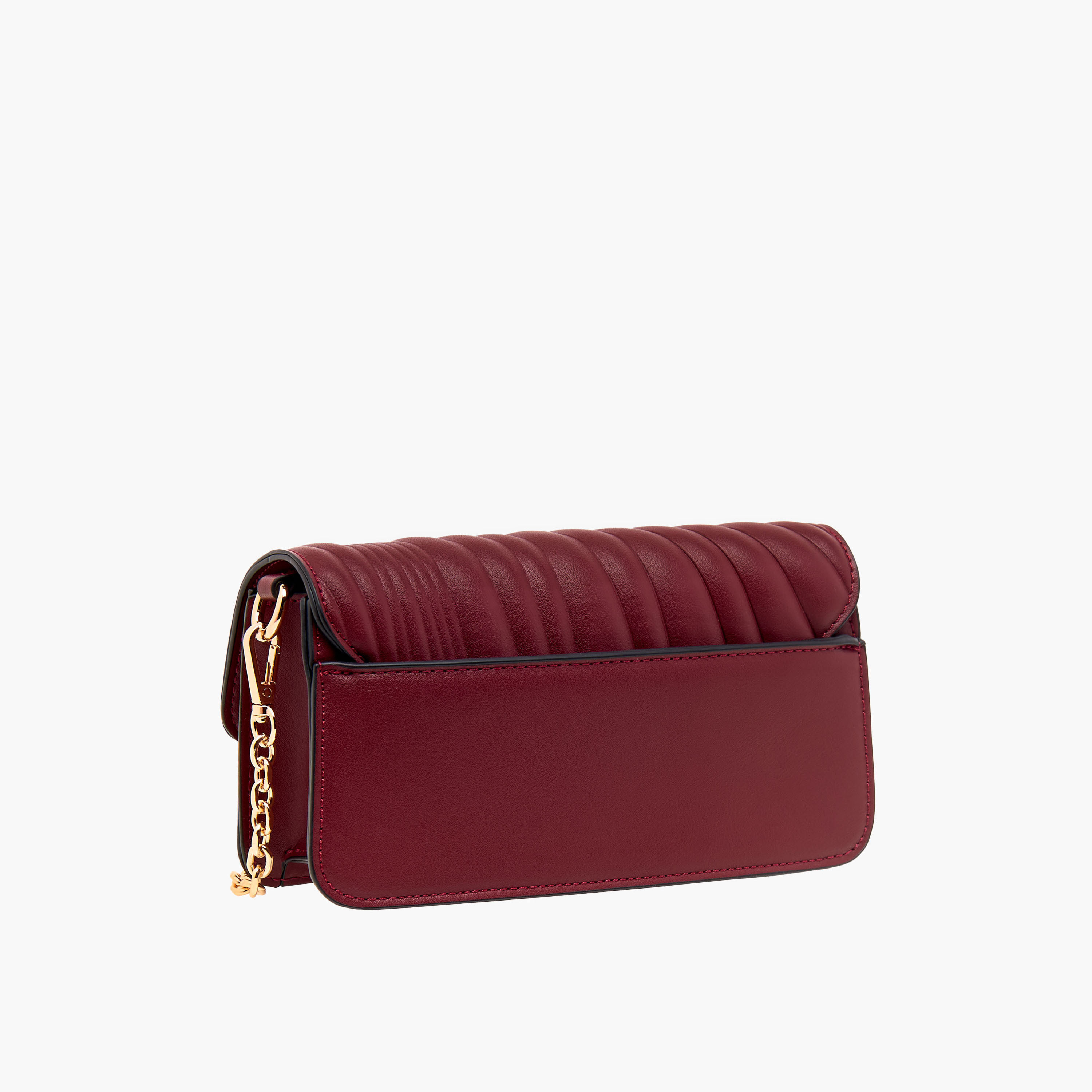 شنطة كروس بودي مبطنة بحزام قابل للفصل وقفل إغلاق تويست من سيليست-women-bagsandwallets-handbags-image-3
