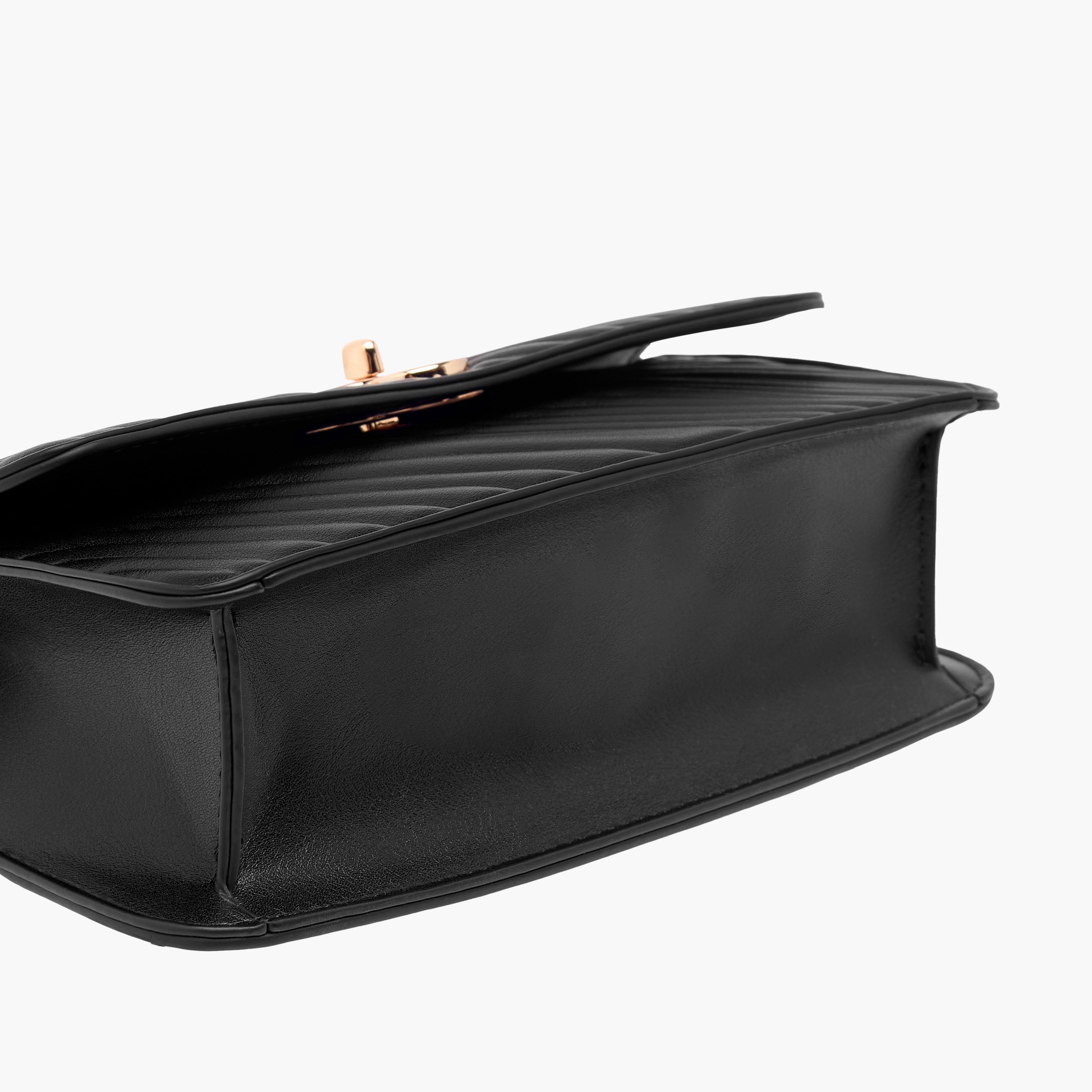 شنطة كروس بودي مبطنة بحزام قابل للفصل وقفل إغلاق تويست من سيليست-women-bagsandwallets-handbags-image-18