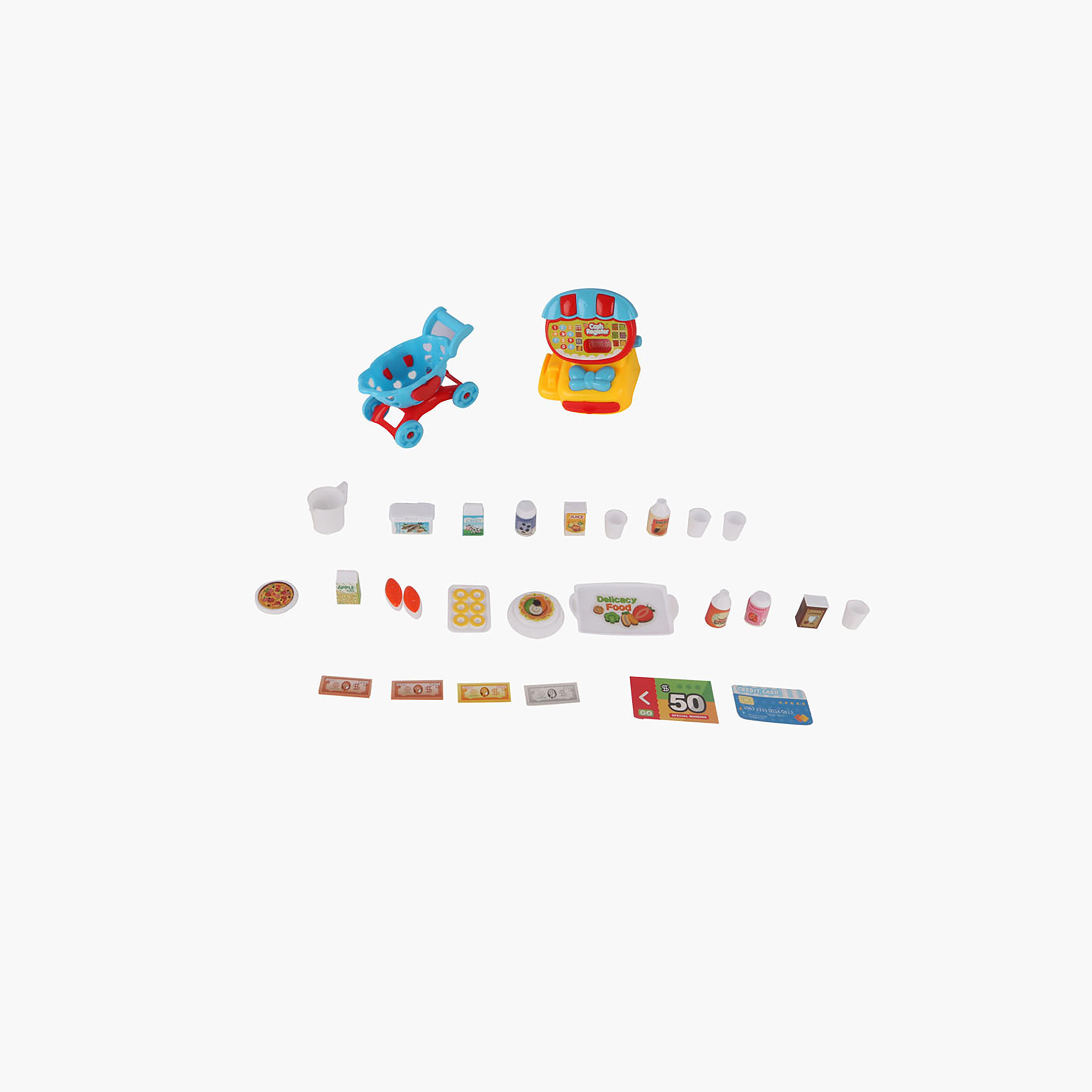 Gloo Cash Register Supermarket Playset