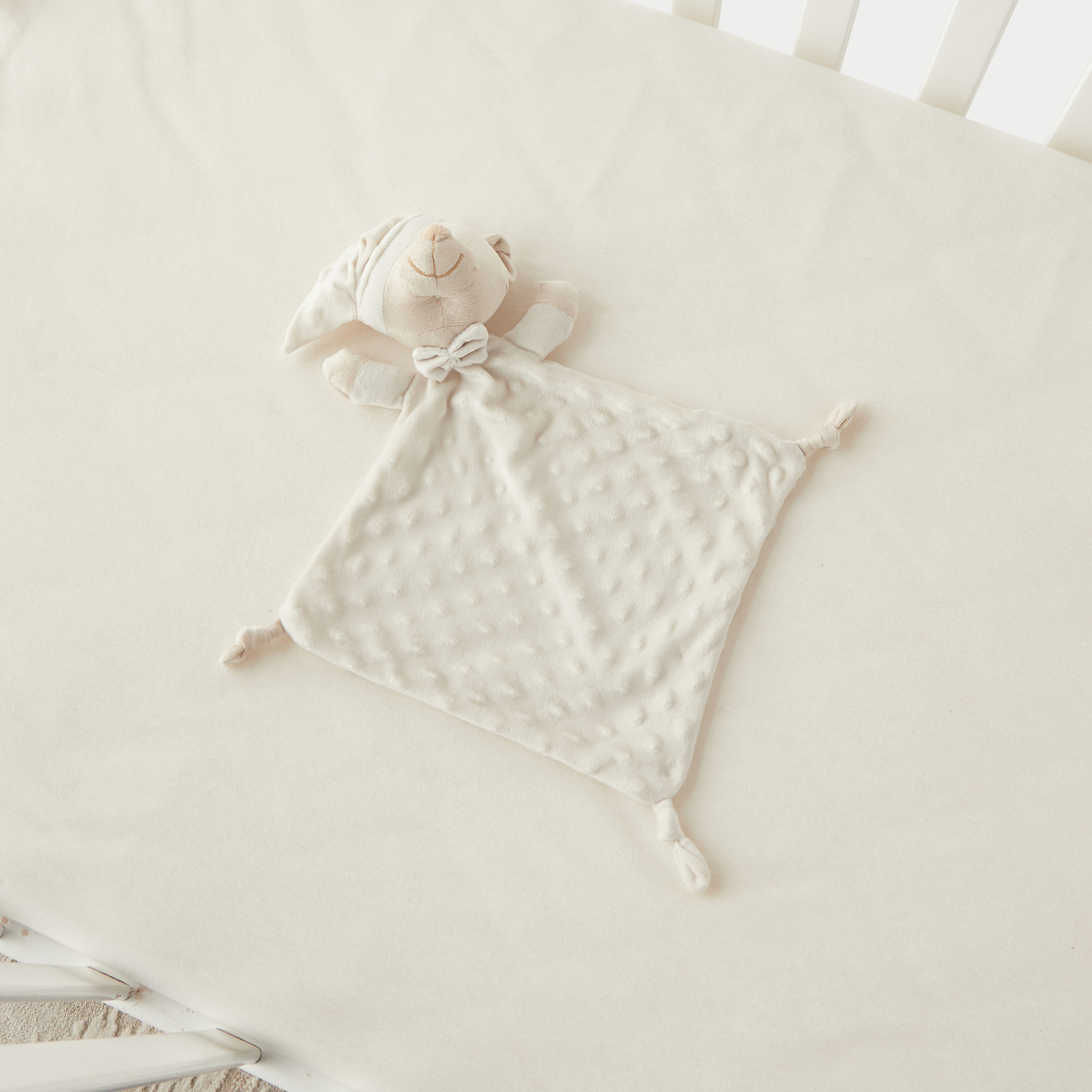 Juniors Textured Blanket with Bear Soft Toy - 80x110 cm-baby-nursery-blanketsandswaddles-blanketsandquilts-image-6
