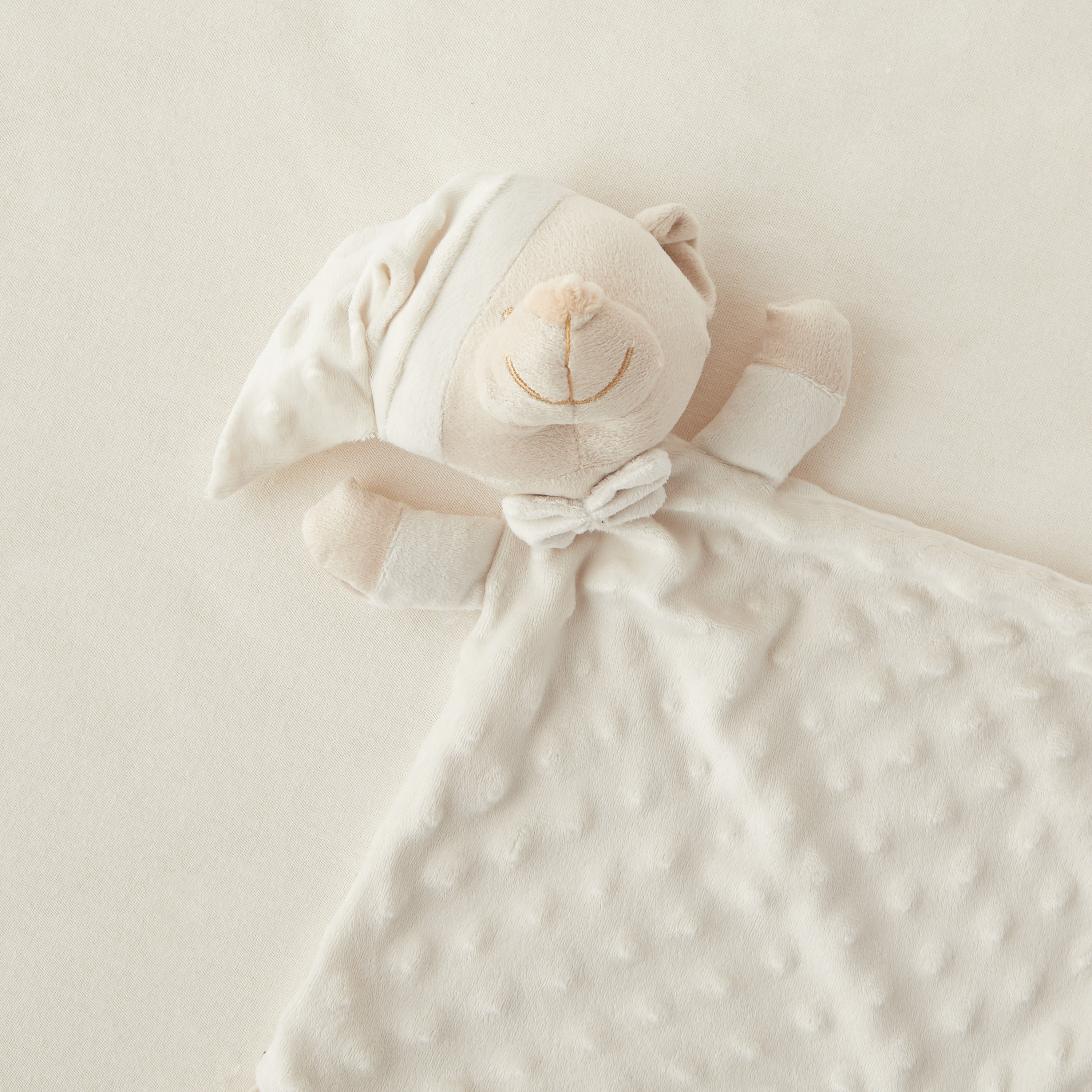 Juniors Textured Blanket with Bear Soft Toy - 80x110 cm-baby-nursery-blanketsandswaddles-blanketsandquilts-image-7
