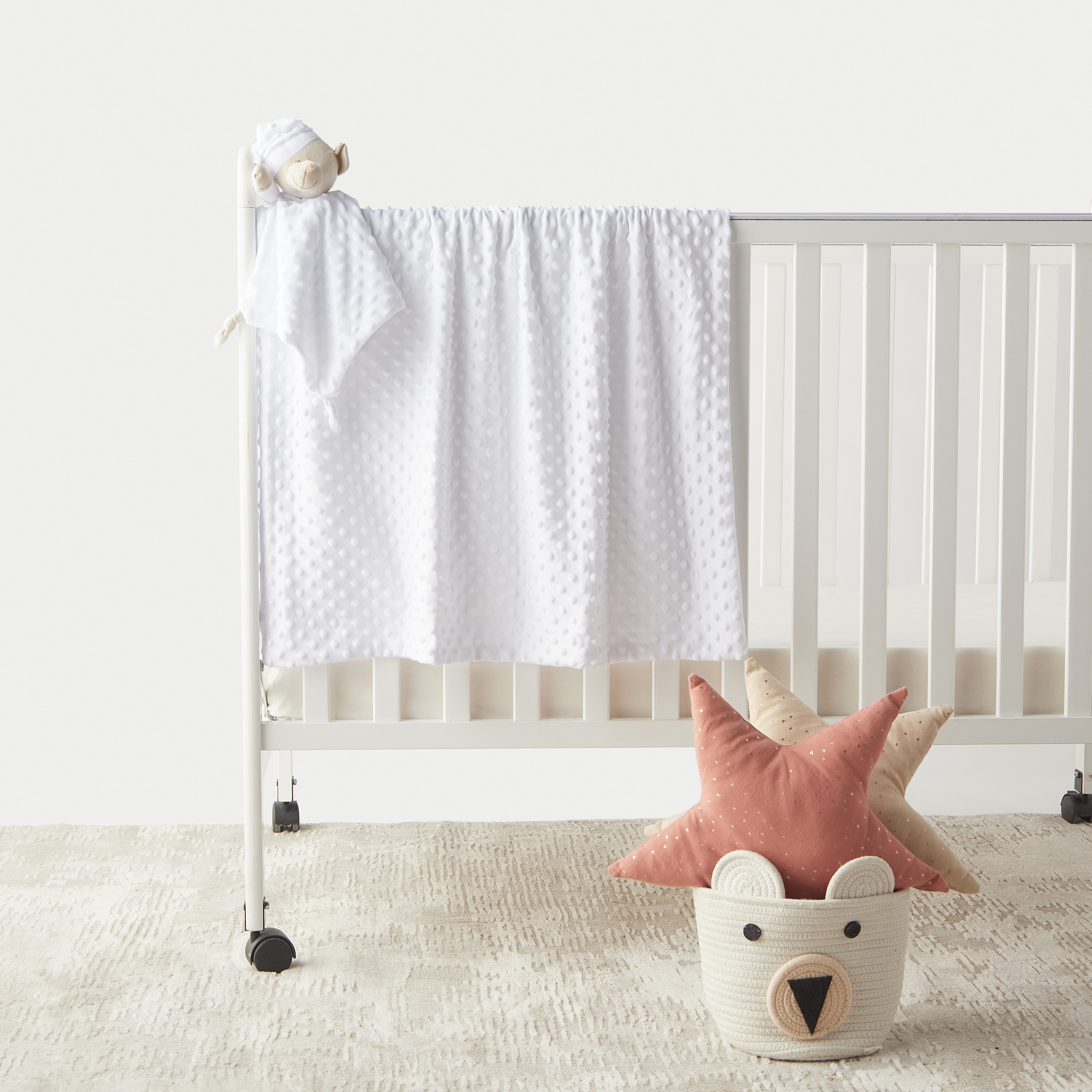 Juniors Textured Blanket with Soft Toy - 80x110 cms-baby-nursery-blanketsandswaddles-blanketsandquilts-image-1