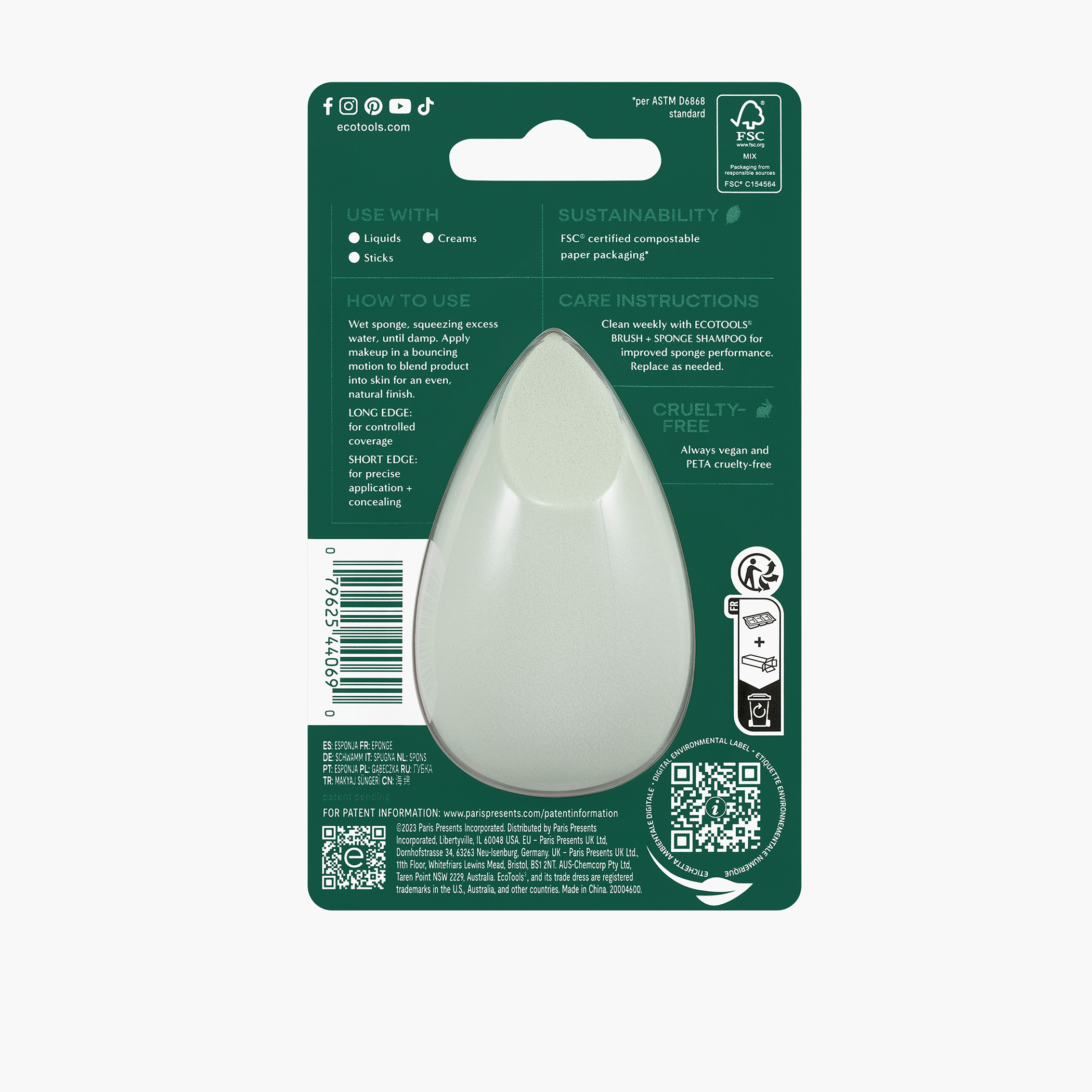 EcoTools Blurring Blender Makeup Sponge-beautyandpersonalcare-makeup-brushesandaccessories-sponges-image-2