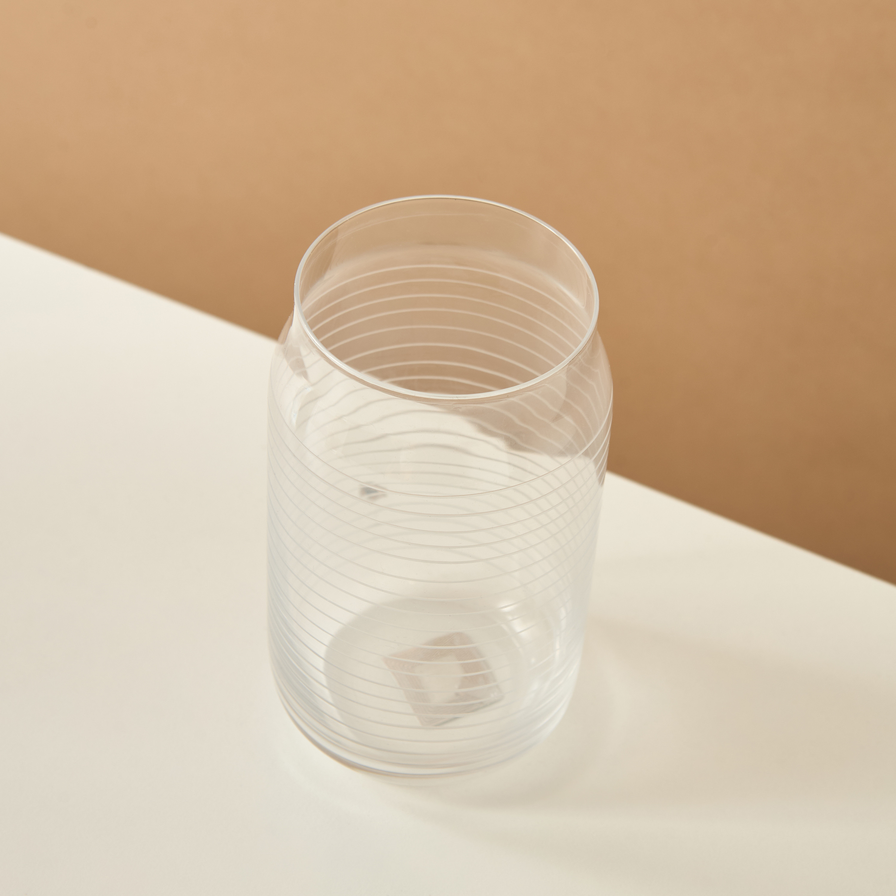 Textured 2-Piece Glass Sipper with Straw and Bamboo Lid Set - 530 ml-household-dining-teaandcoffee-mugsandcups-image-4