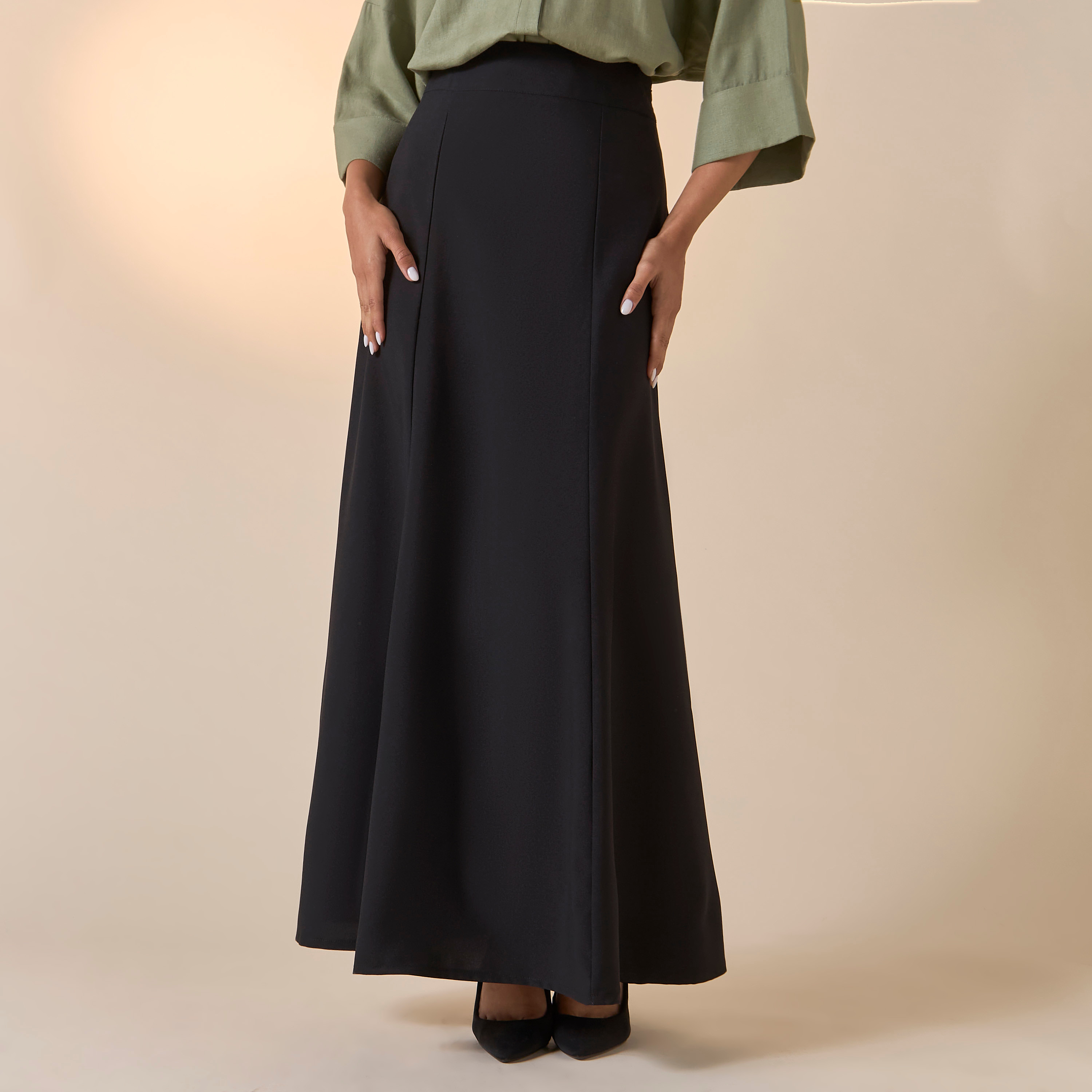 تنورة سادة بسحاب من جولدن أبل-women-clothing-bottoms-skirts-image-10