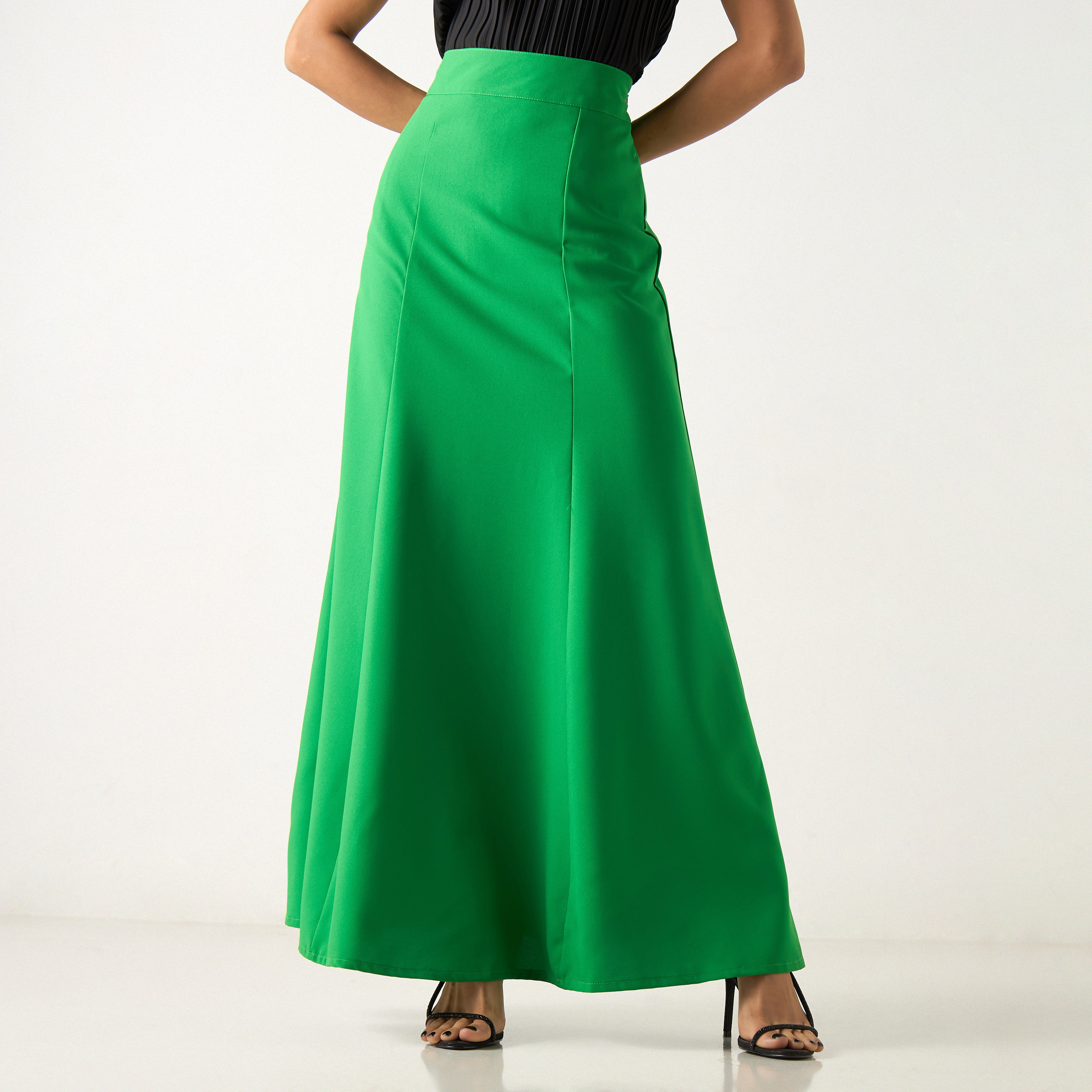 Golden Apple Solid Maxi Skirt-women-clothing-bottoms-skirts-image-1