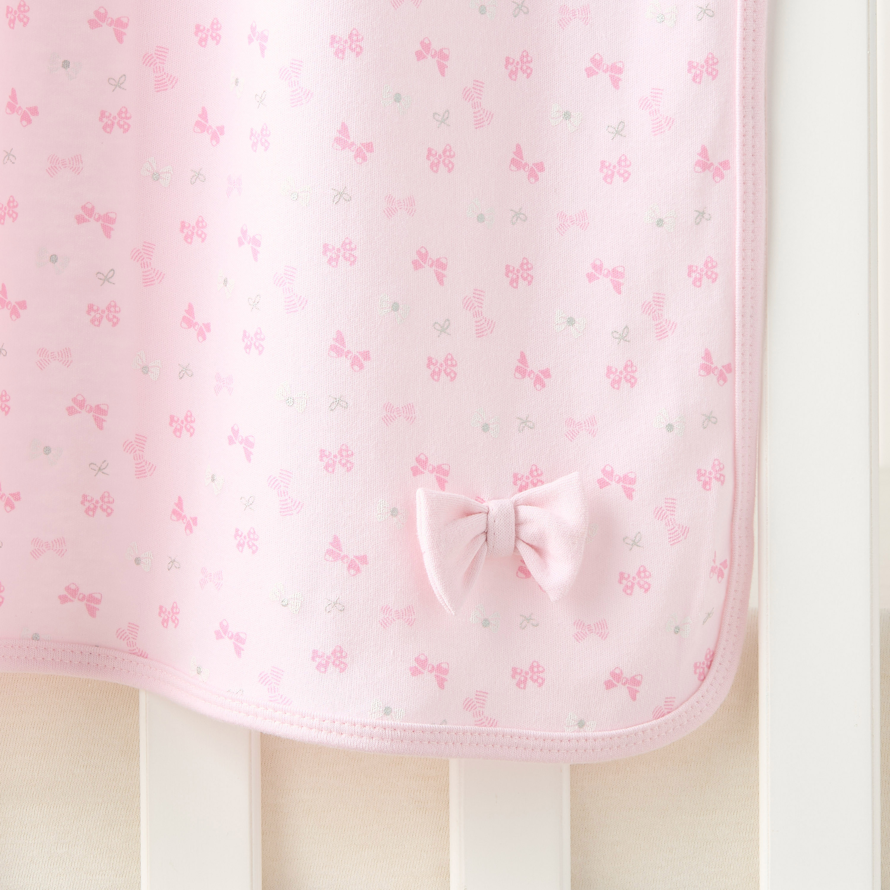 بطانية بطبعات لحديثي الولادة من جونيورز - 70x70 سم-baby-nursery-blanketsandswaddles-receivingblankets-image-3