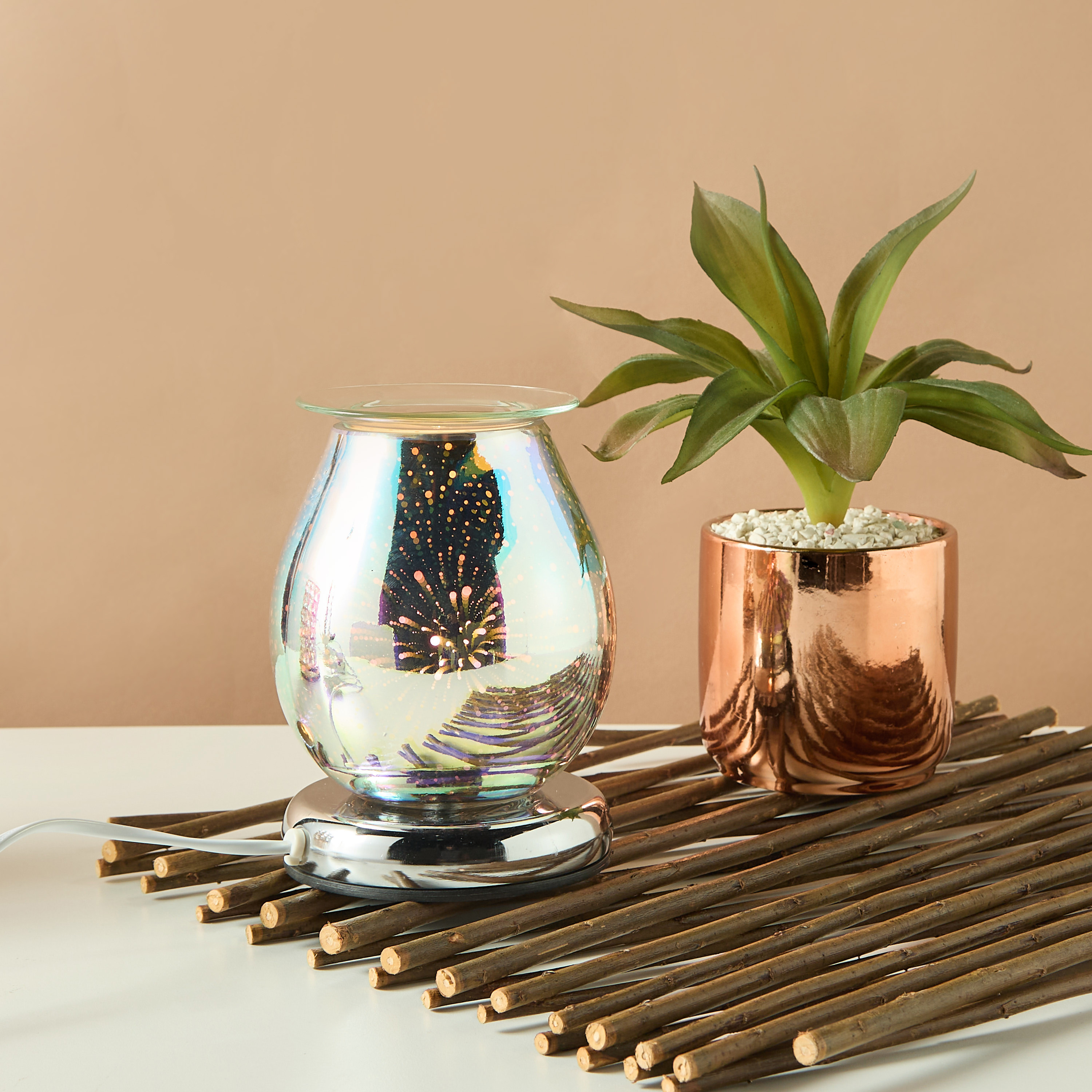 مبخرة زيت زجاج كهربائية ثلاثية الأبعاد - 8x12x17 سم-household-homefragrance-burners-image-6