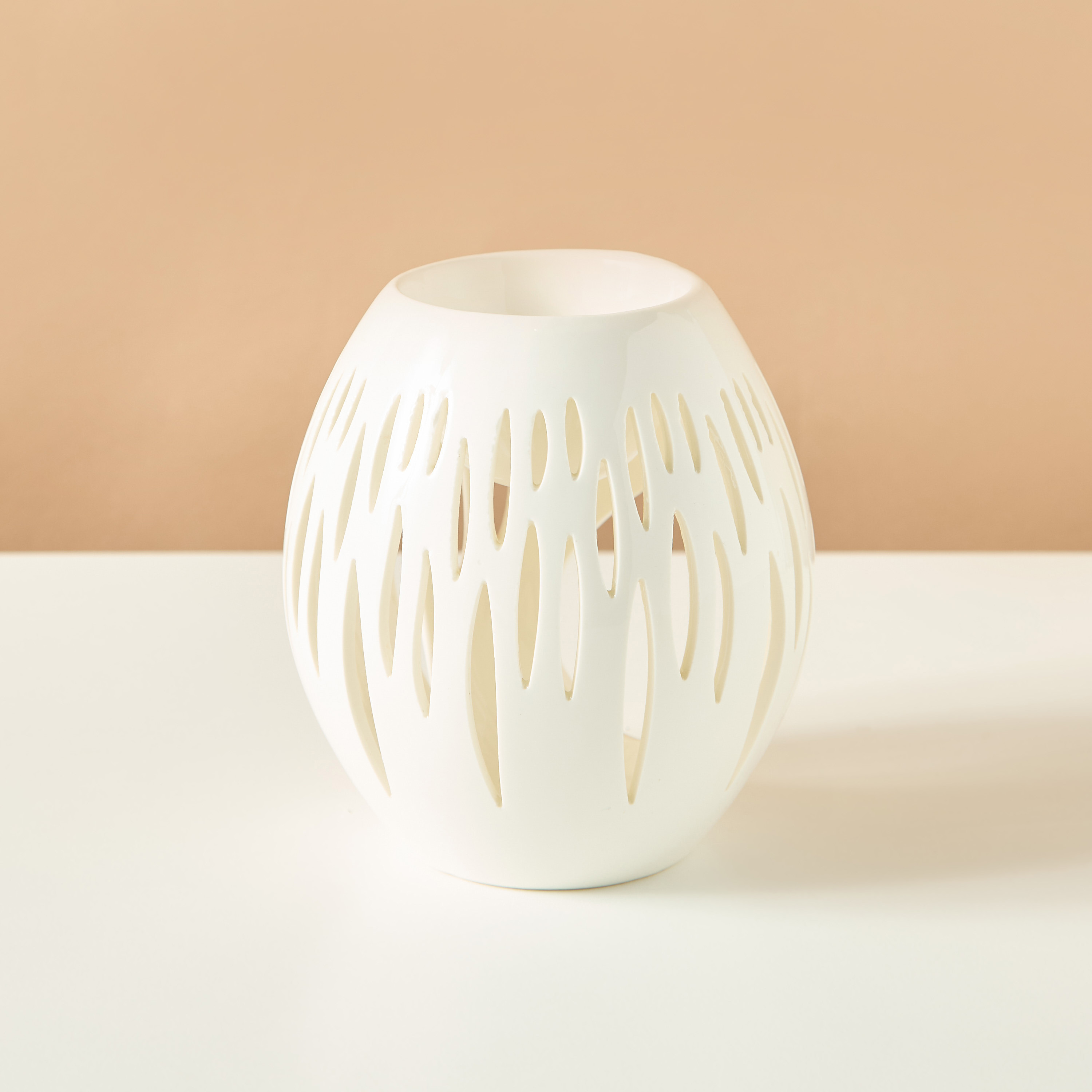 Ceramic Oil Burner - 12x12x13 cm-household-homefragrance-burners-image-1