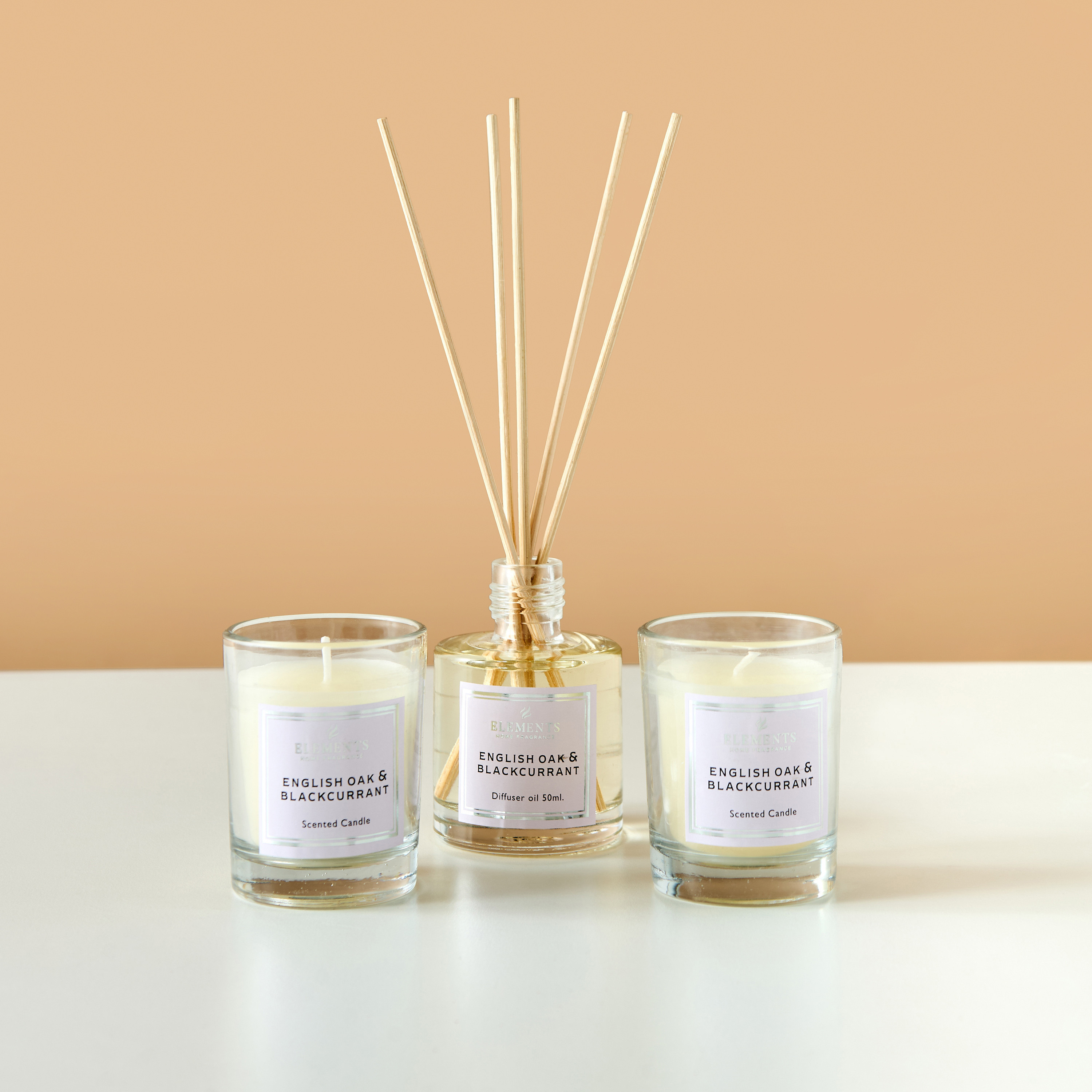 Elements Rose and Black Oud Reed Diffuser and Jar Candle Gift Set-household-homefragrance-fragrancegiftset-image-2