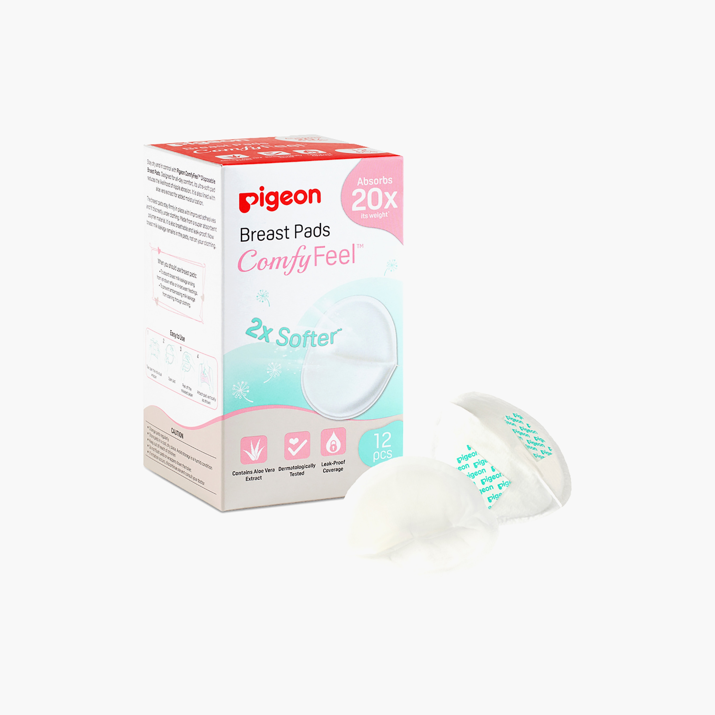وسادات الثدي عش النحل 12 قطعة من بيجون-baby-feeding-breastfeedingandcare-image-1