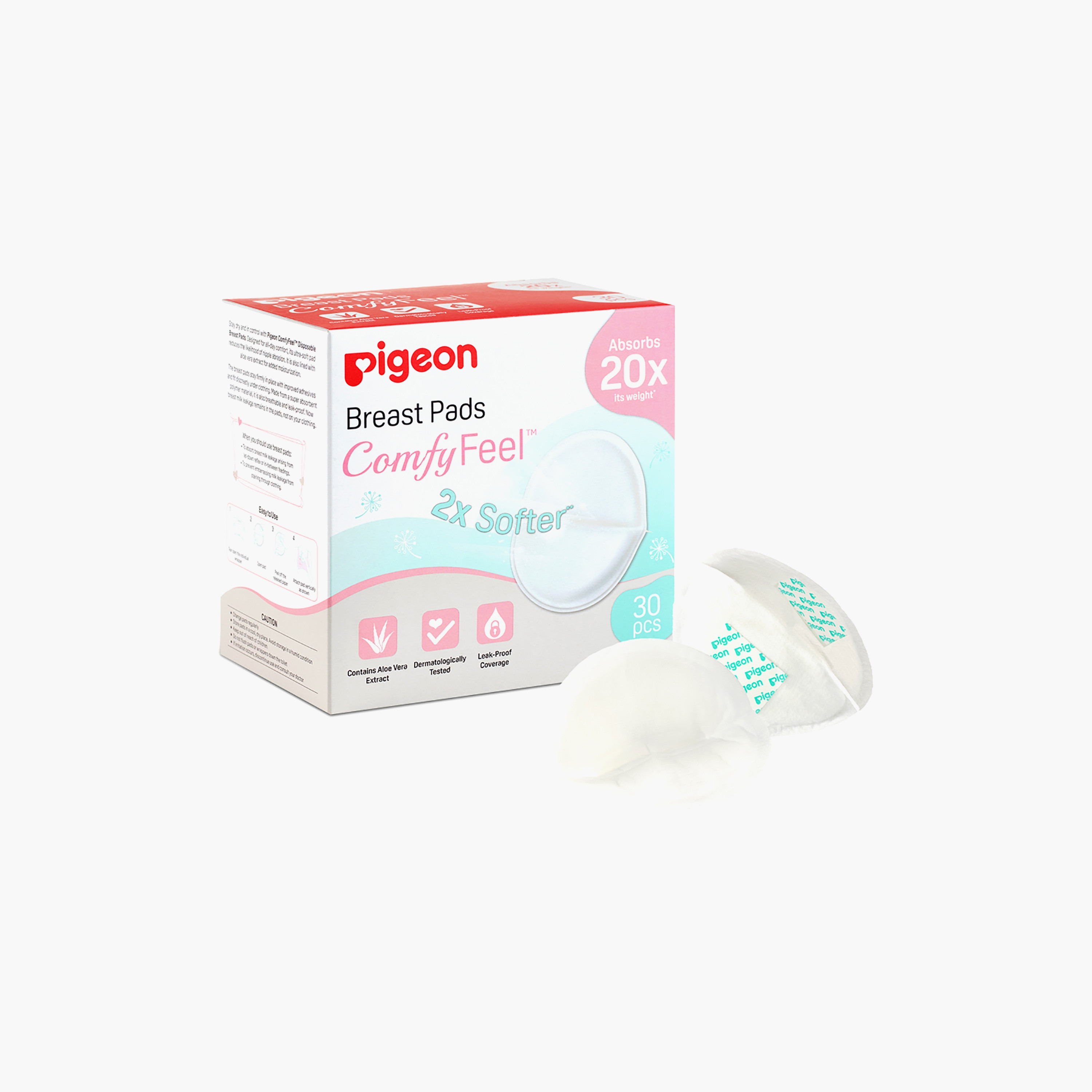 Pigeon 36-Piece Honey Comb Breast Pads-baby-feeding-breastfeedingandcare-image-1