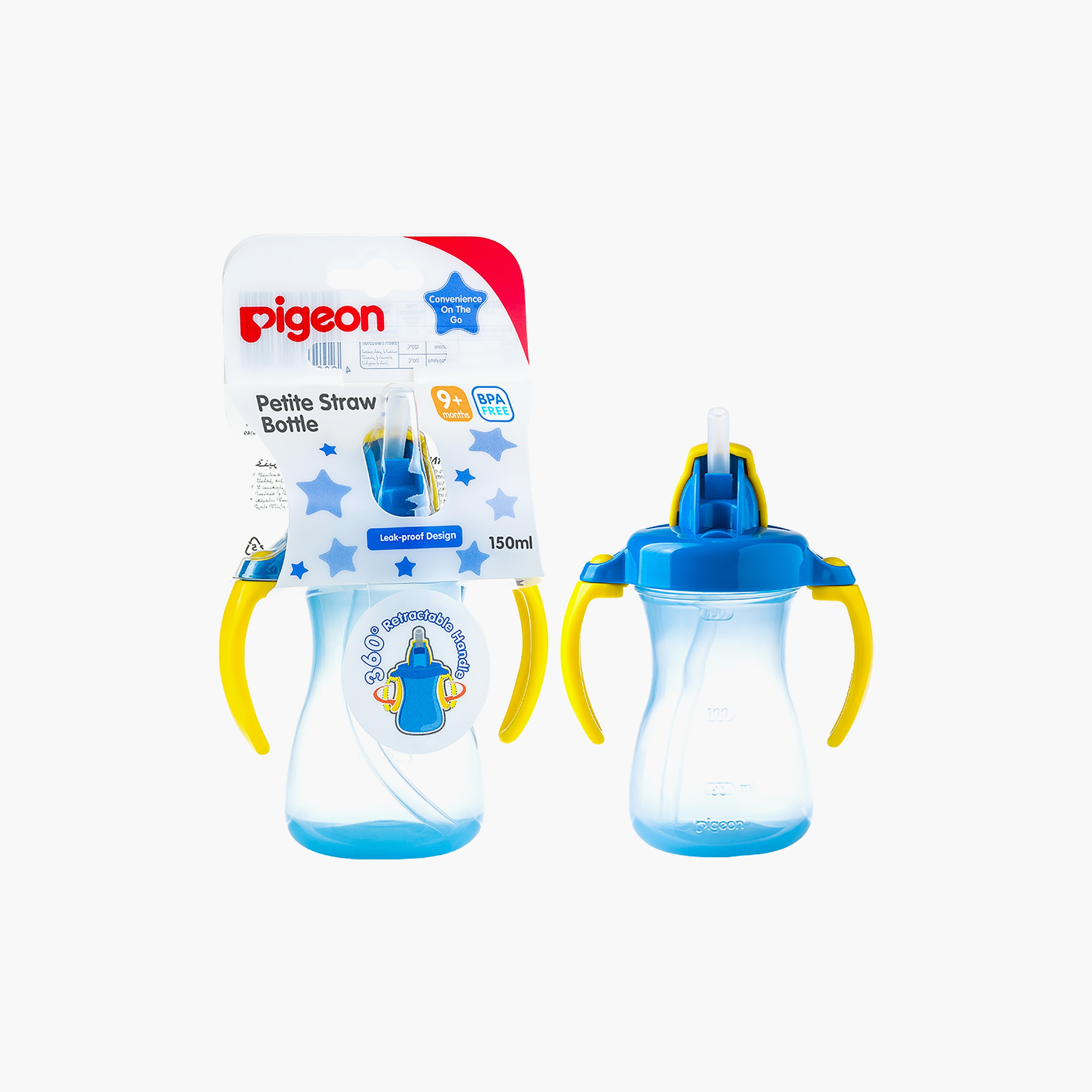 Pigeon Leak Proof Sipper Cup with Petite Straw, 150ml-baby-feeding-mealtimeessentials-image-1
