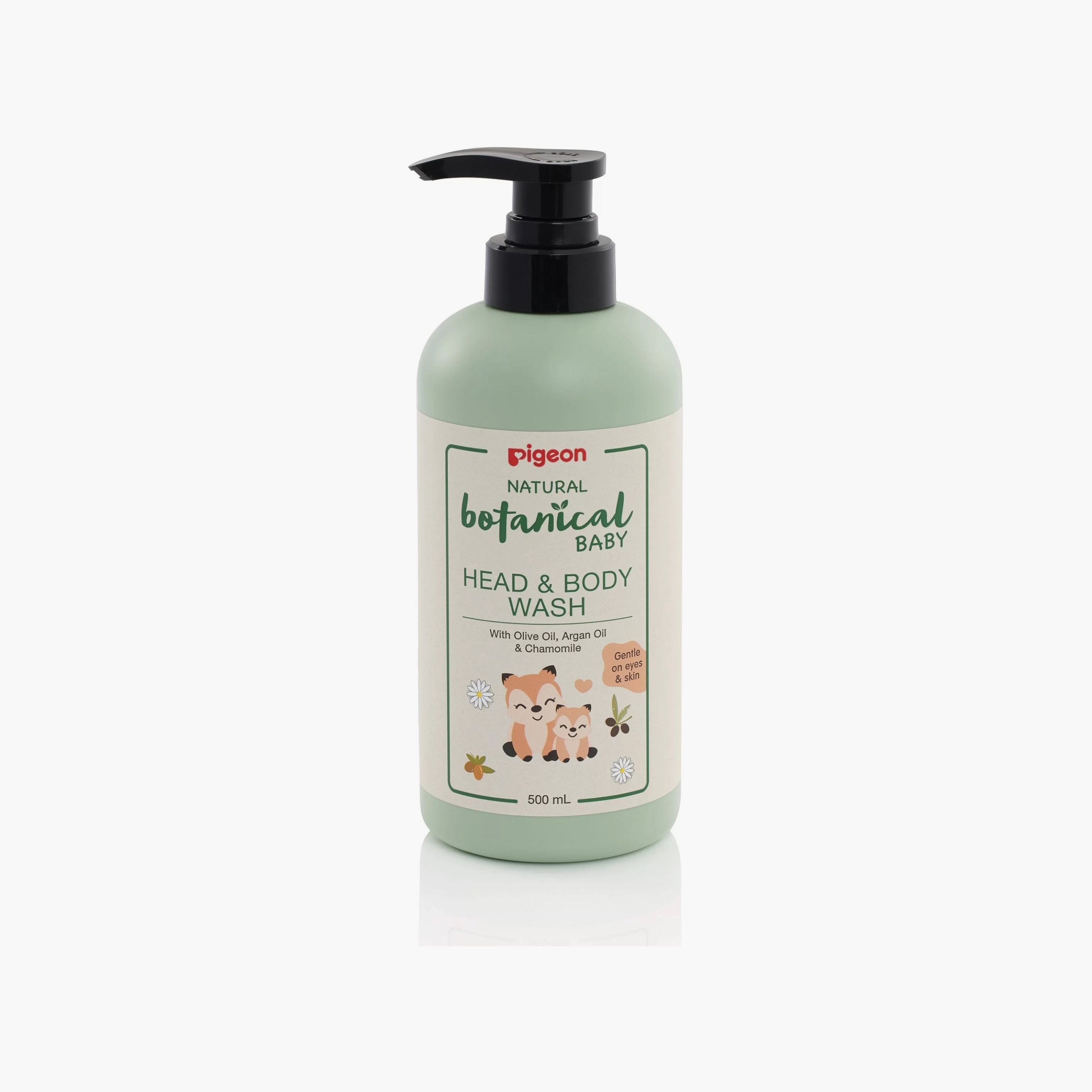 Pigeon Natural Botanical Head & Body Wash, 200 ml-baby-bathandcare-hairbodyskincare-bodywashandsoaps-image-1