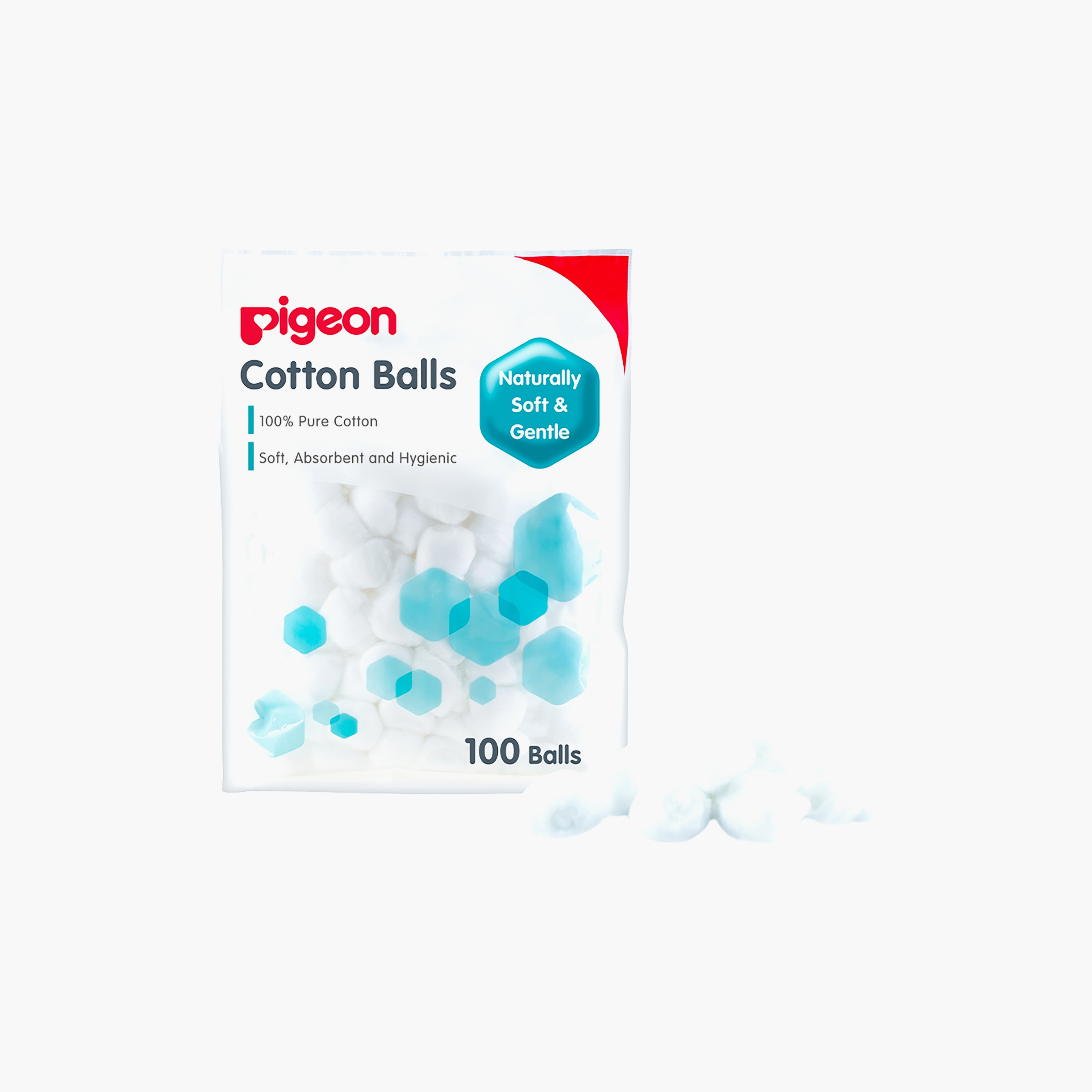 Pigeon 100-Piece Pure Cotton Balls-baby-bathandcare-hairbodyskincare-image-1