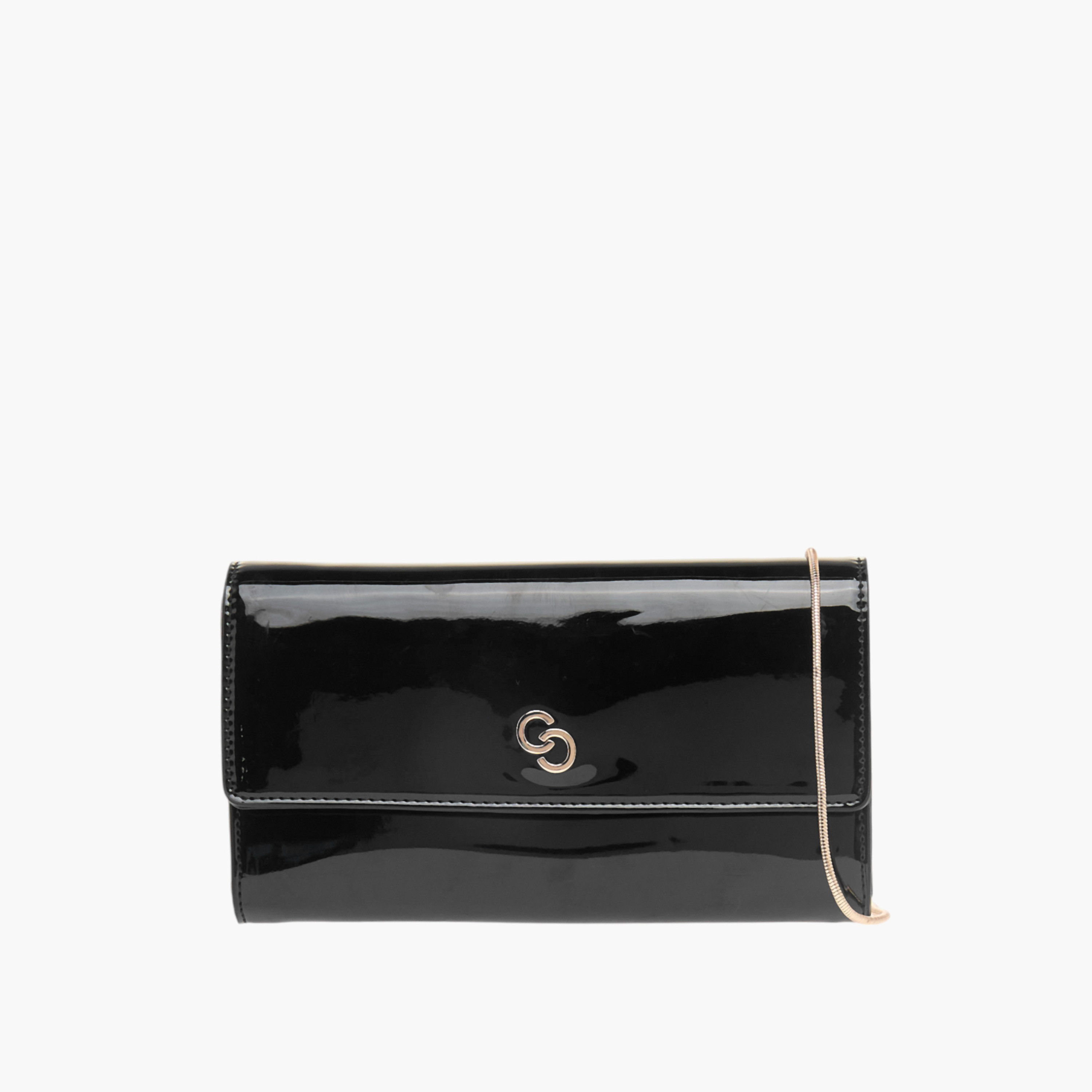 Celeste Solid Clutch with Detachable Chain Strap and Flap Closure-women-bagsandwallets-wallets-image-15