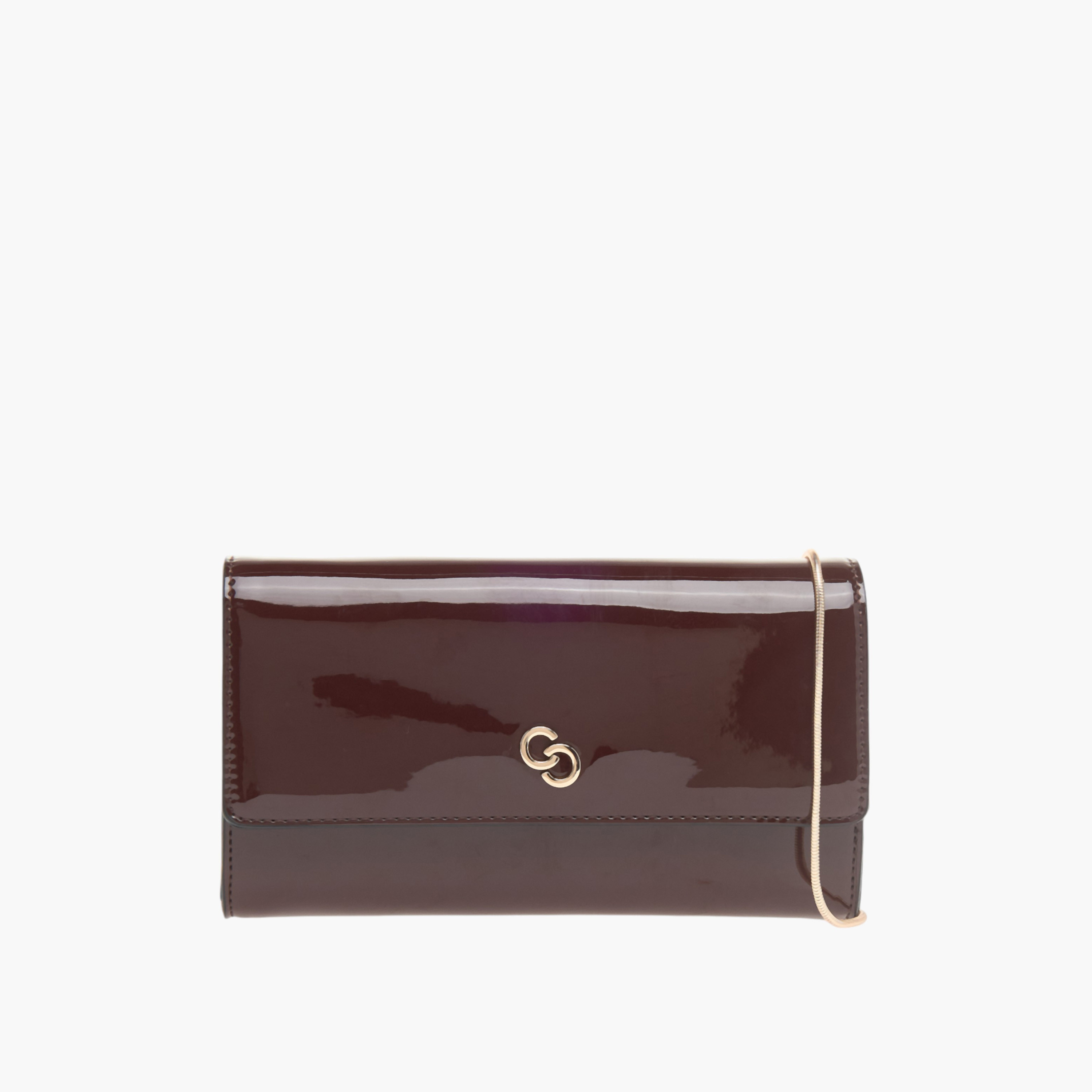 Celeste Solid Clutch with Detachable Chain Strap and Flap Closure-women-bagsandwallets-wallets-image-8