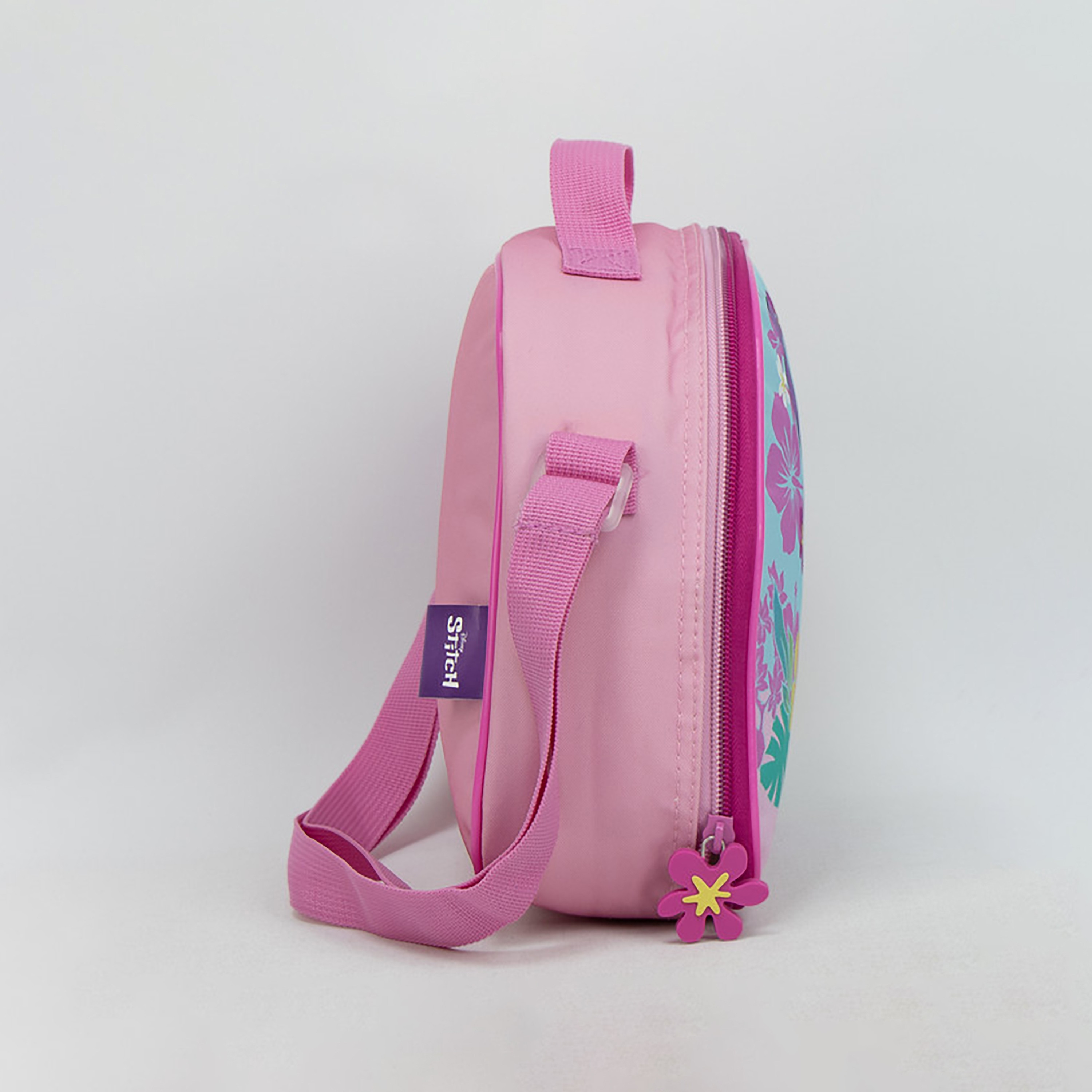 Disney Stitch Printed Insulated Lunch Bag - Pink-school-lunchessentials-lunchbags-image-3