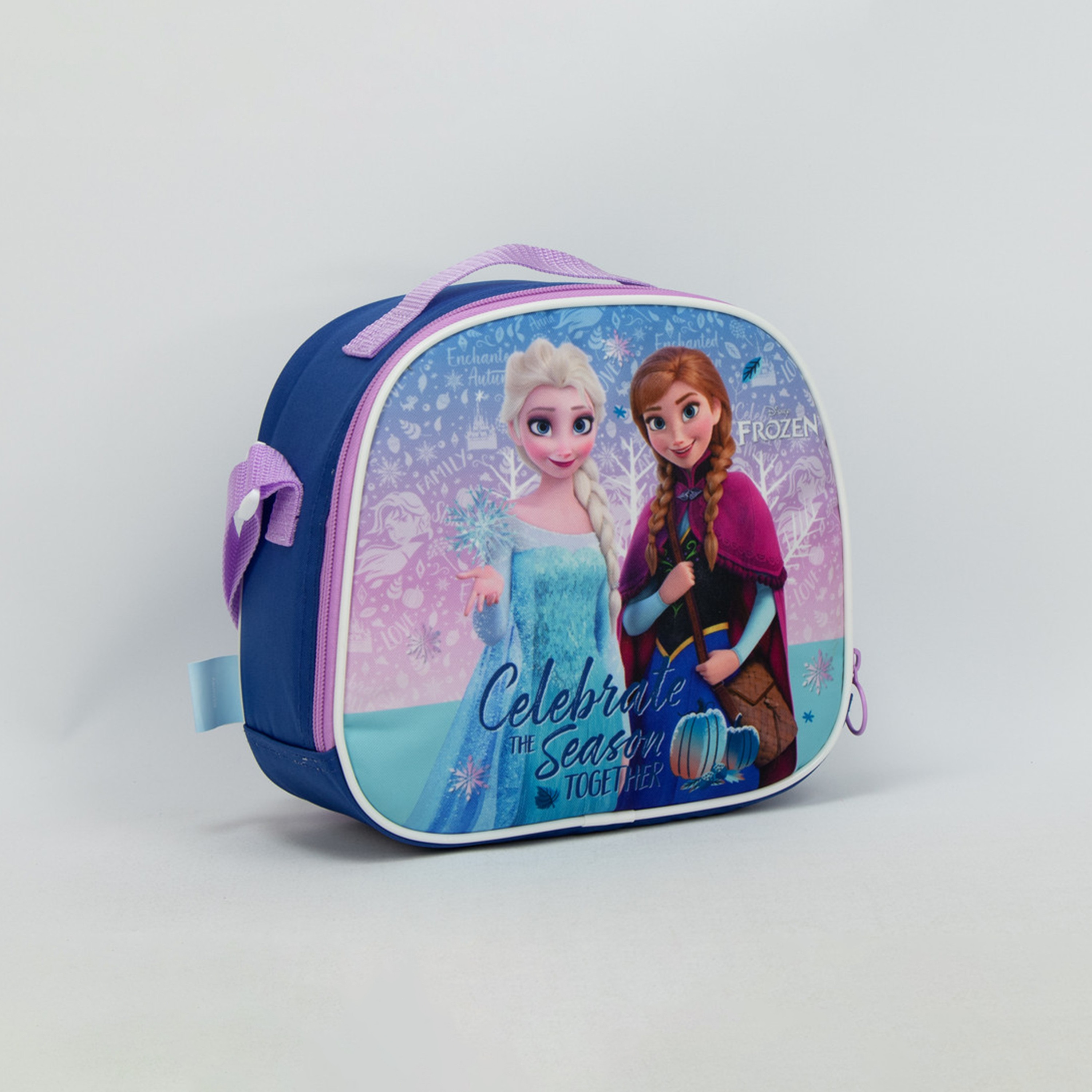 Disney Frozen Printed 5-In-1 Trolley Backpack Set - Blue - 16 Inch-school-bagsandbackpacks-trolleybags-image-2