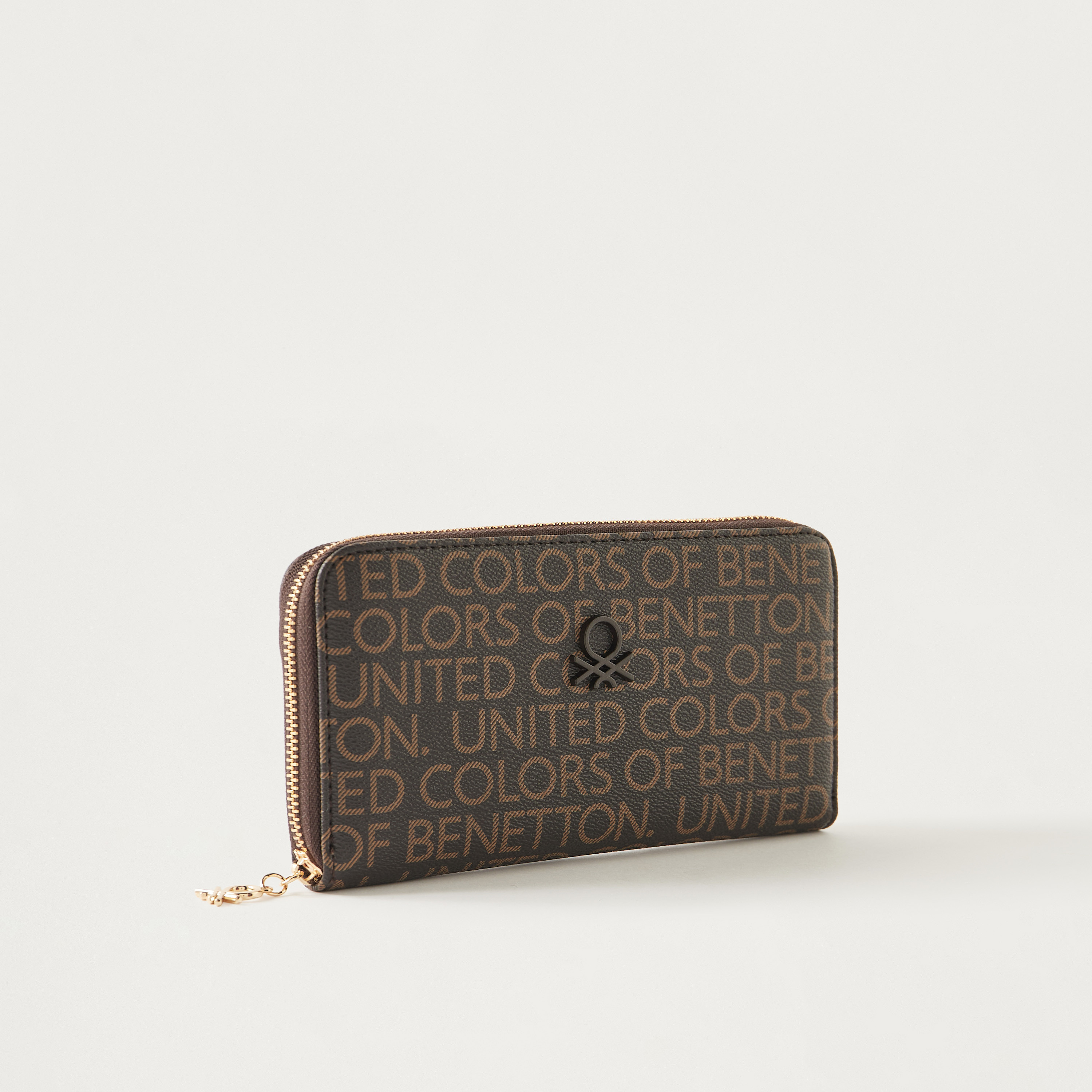 محفظة بسحاب وطبعات من يونايتد كلرز أوف بينيتون-women-bagsandwallets-wallets-image-1