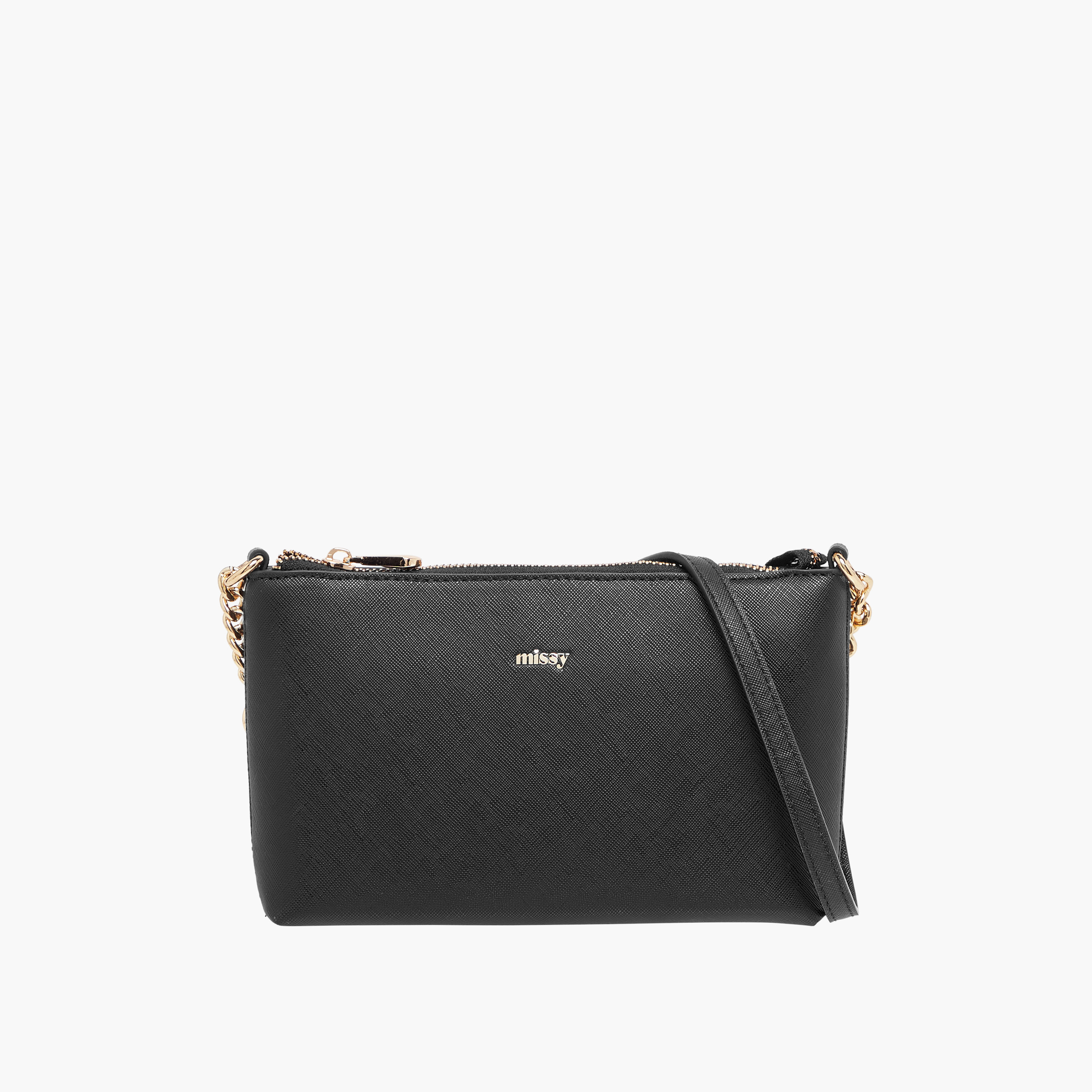 Missy All-Over Monogram Print Crossbody Bag with Zip Closure and Adjustable Strap-women-bagsandwallets-handbags-image-1
