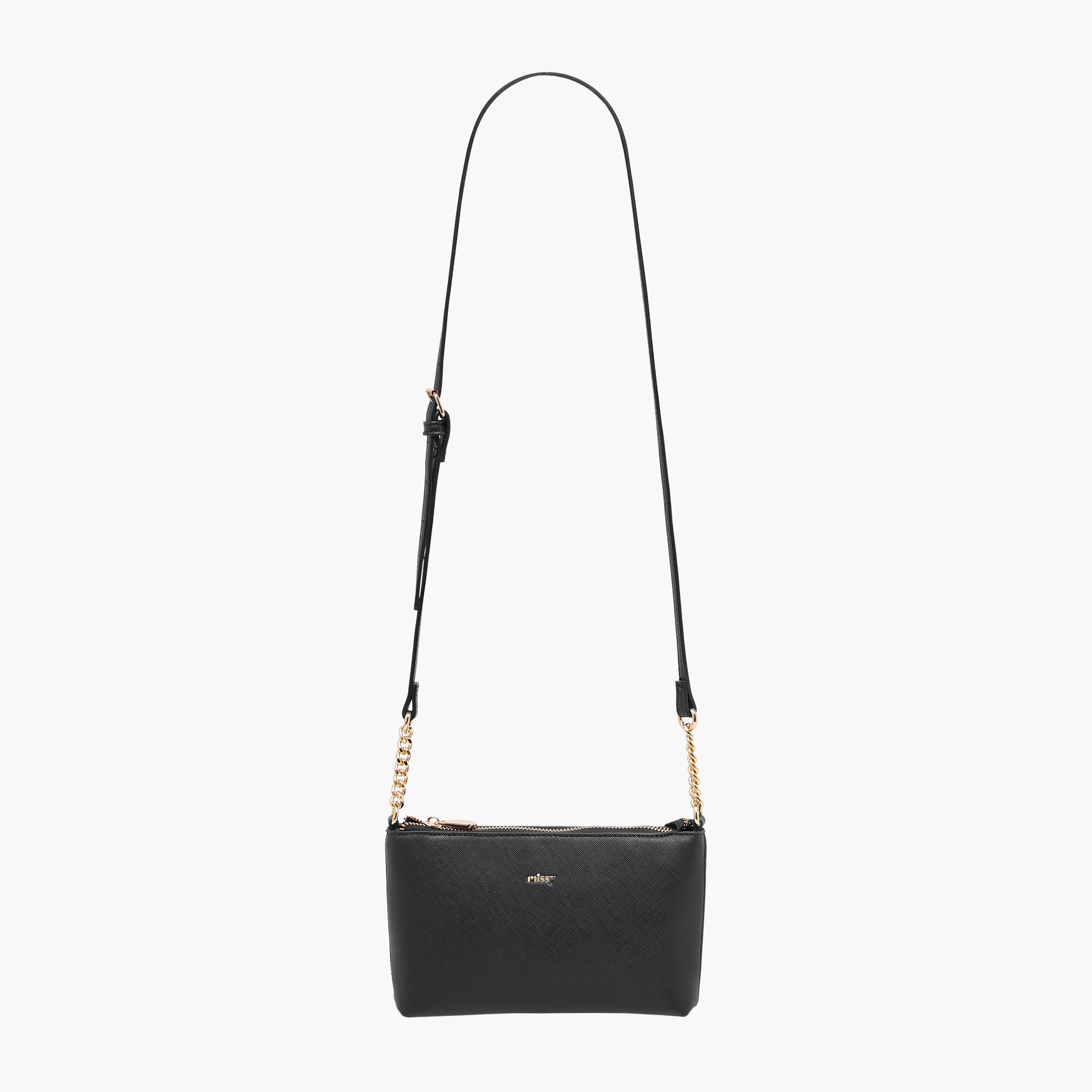 شنطة كروس بودي بحزام قابل للتعديل وسحاب إغلاق وطبعات مونوجرام من ميسي-women-bagsandwallets-handbags-image-2